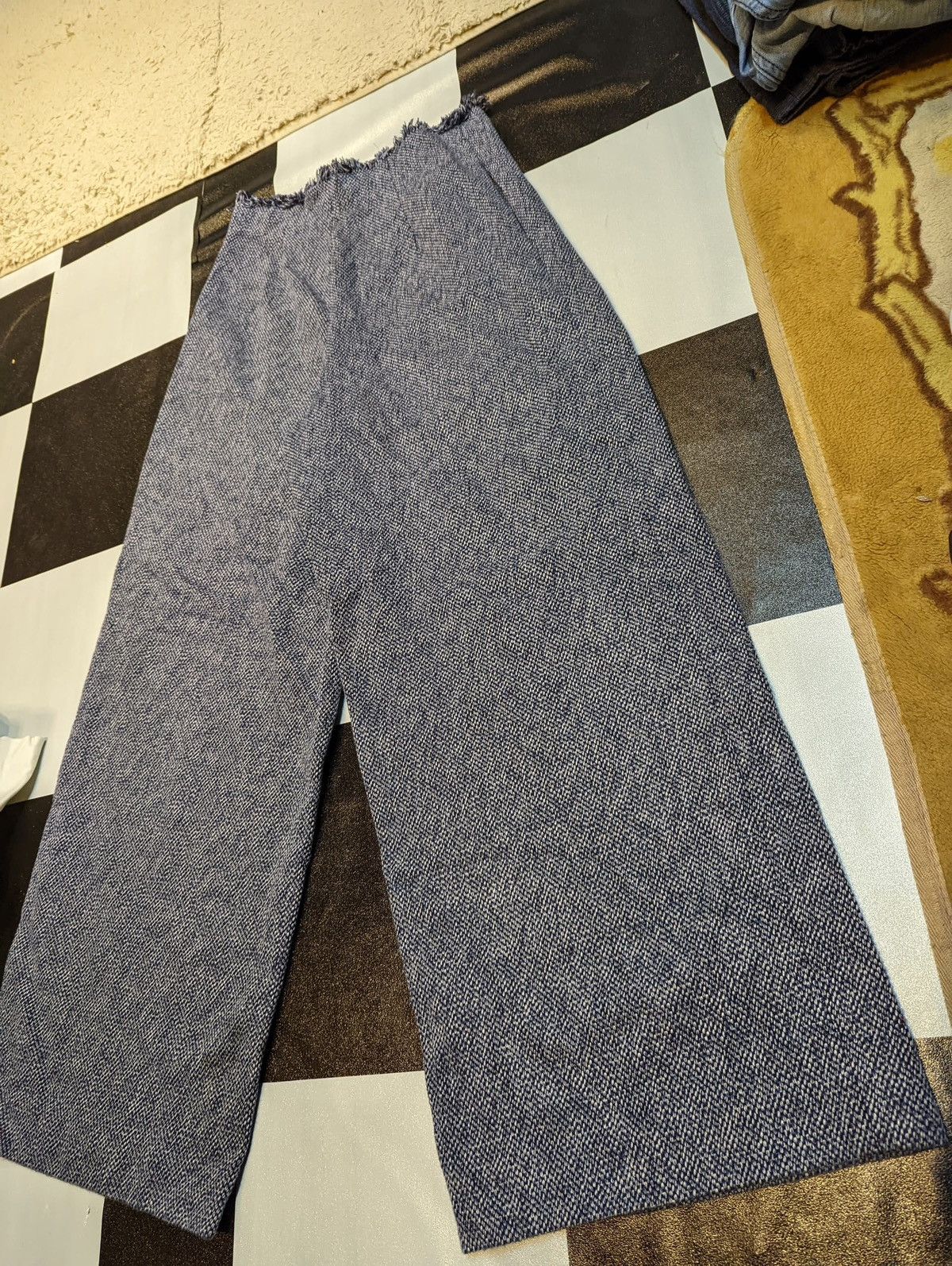 ADAM ET ROPE Adam Er Rope Baggy Pants Blue Size 28" / US 6 / IT 42 - 4 Thumbnail