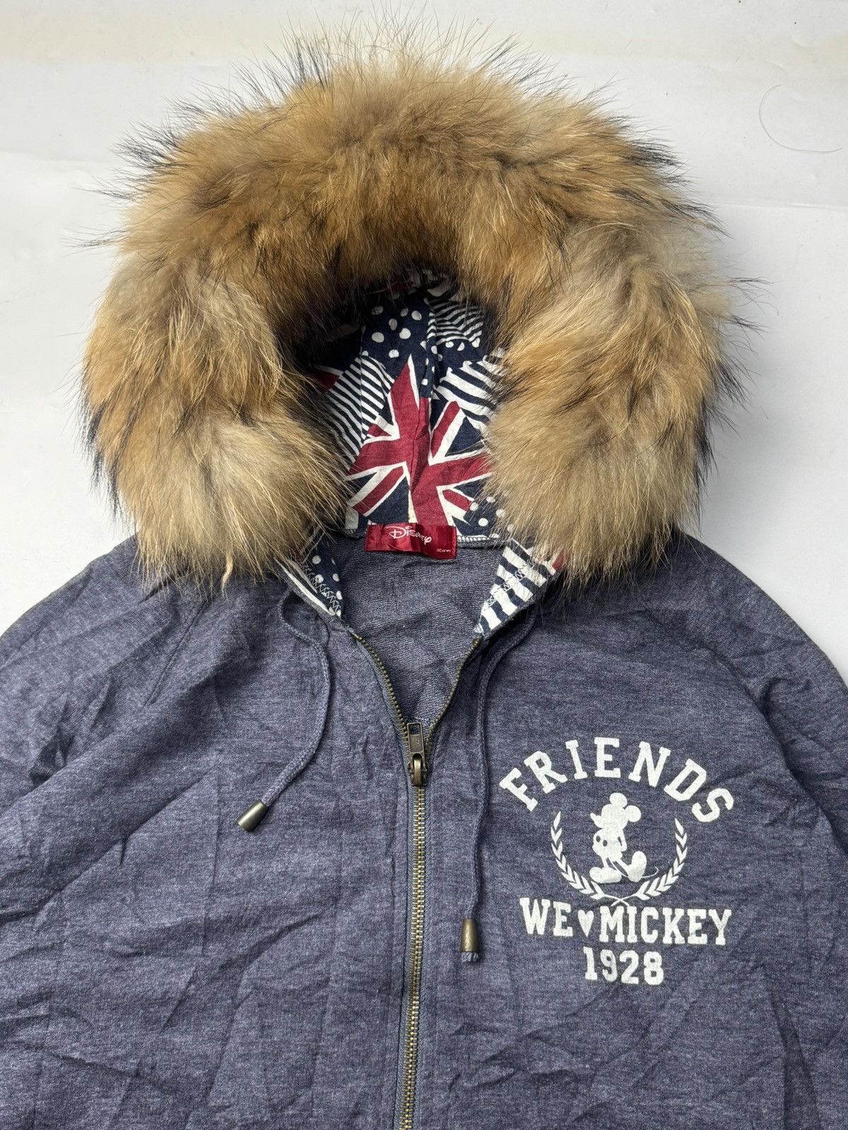 Hysteric Glamour Fur Hoodie England Flag Mickey Mouse Japanese Size US M / EU 48-50 / 2 - 3 Thumbnail