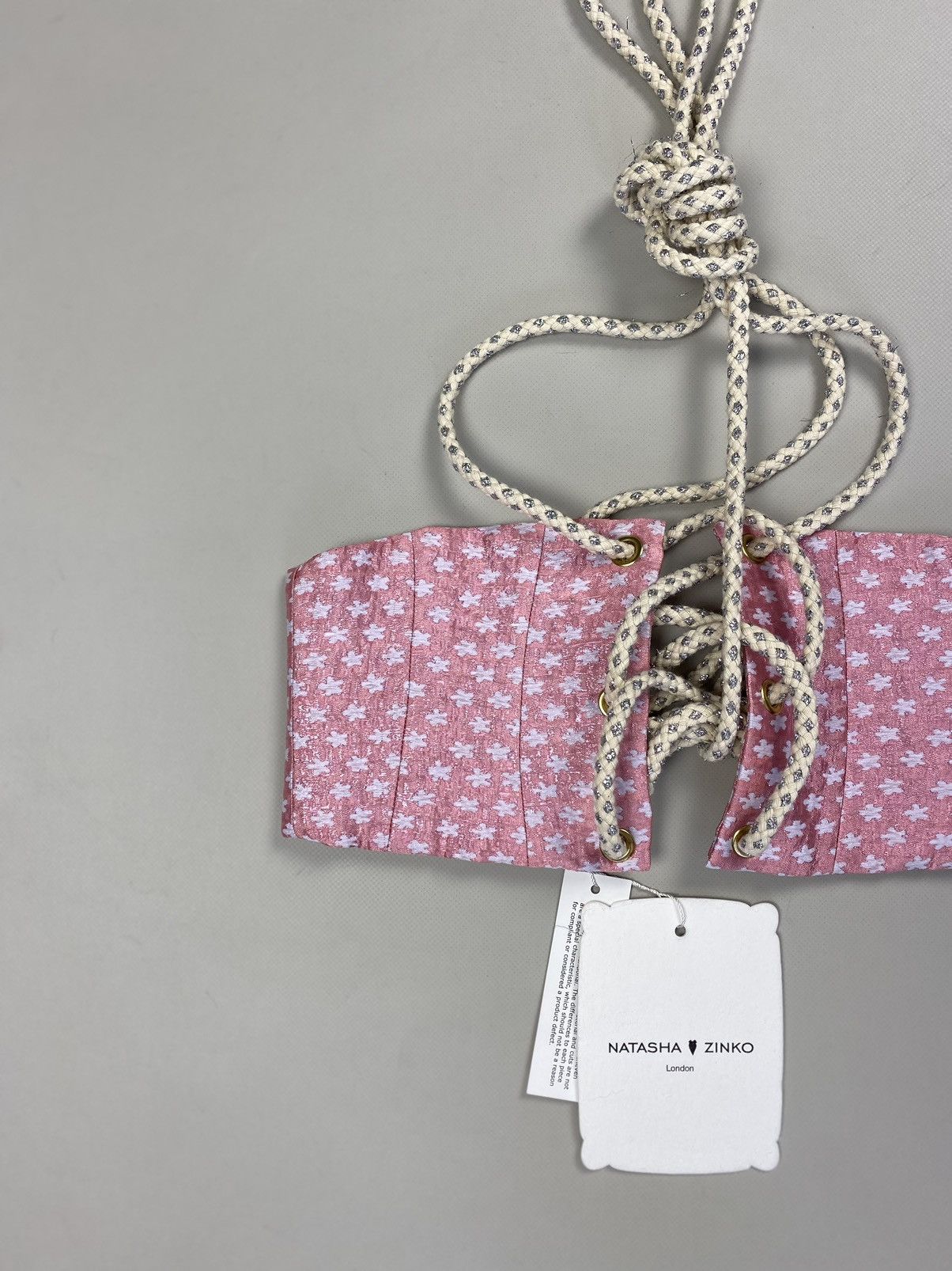 Designer × Natasha Zinko BNWT! Natasha Zinko Brocade Corset Belt size US 0 / IT 38 Size ONE SIZE - 5 Thumbnail