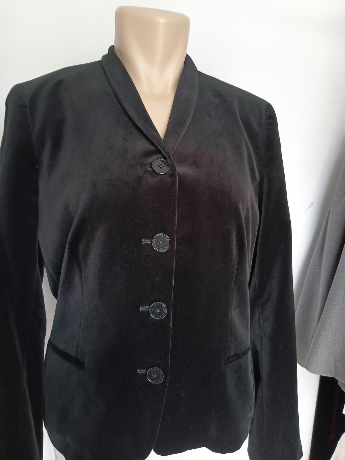 Lauren Ralph Lauren Lauren Ralph Lauren Black Velvet Blazer Size XL / US 12-14 / IT 48-50 - 3 Thumbnail