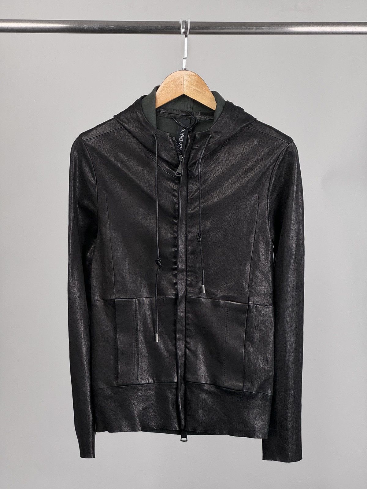 Giorgio Brato Leather zip up jacket Size US S / EU 44-46 / 1 - 1 Thumbnail