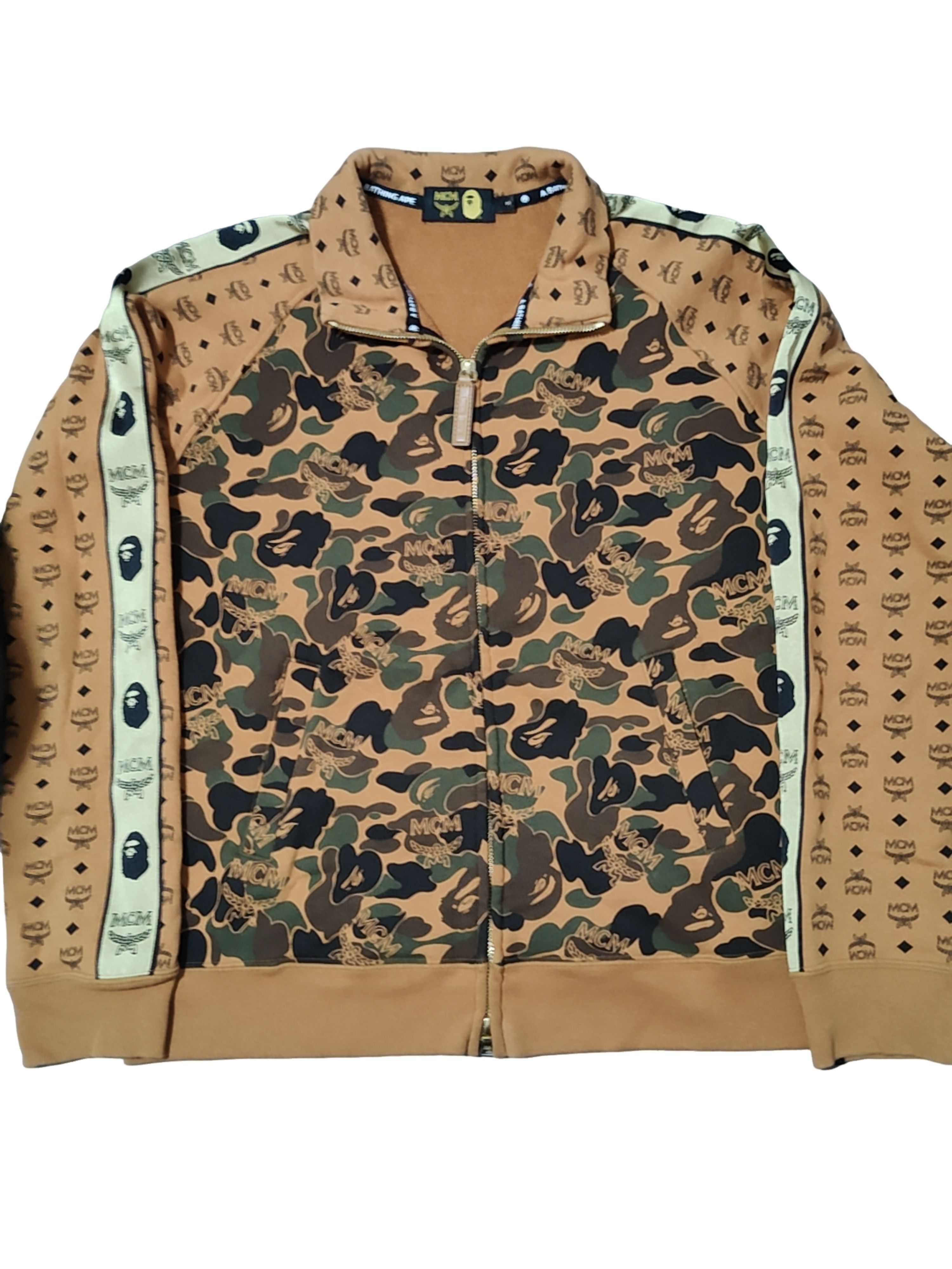 Adidas × Bape BAPE A BATHING APE x ADIDAS MENS TRACK TOP LARGE