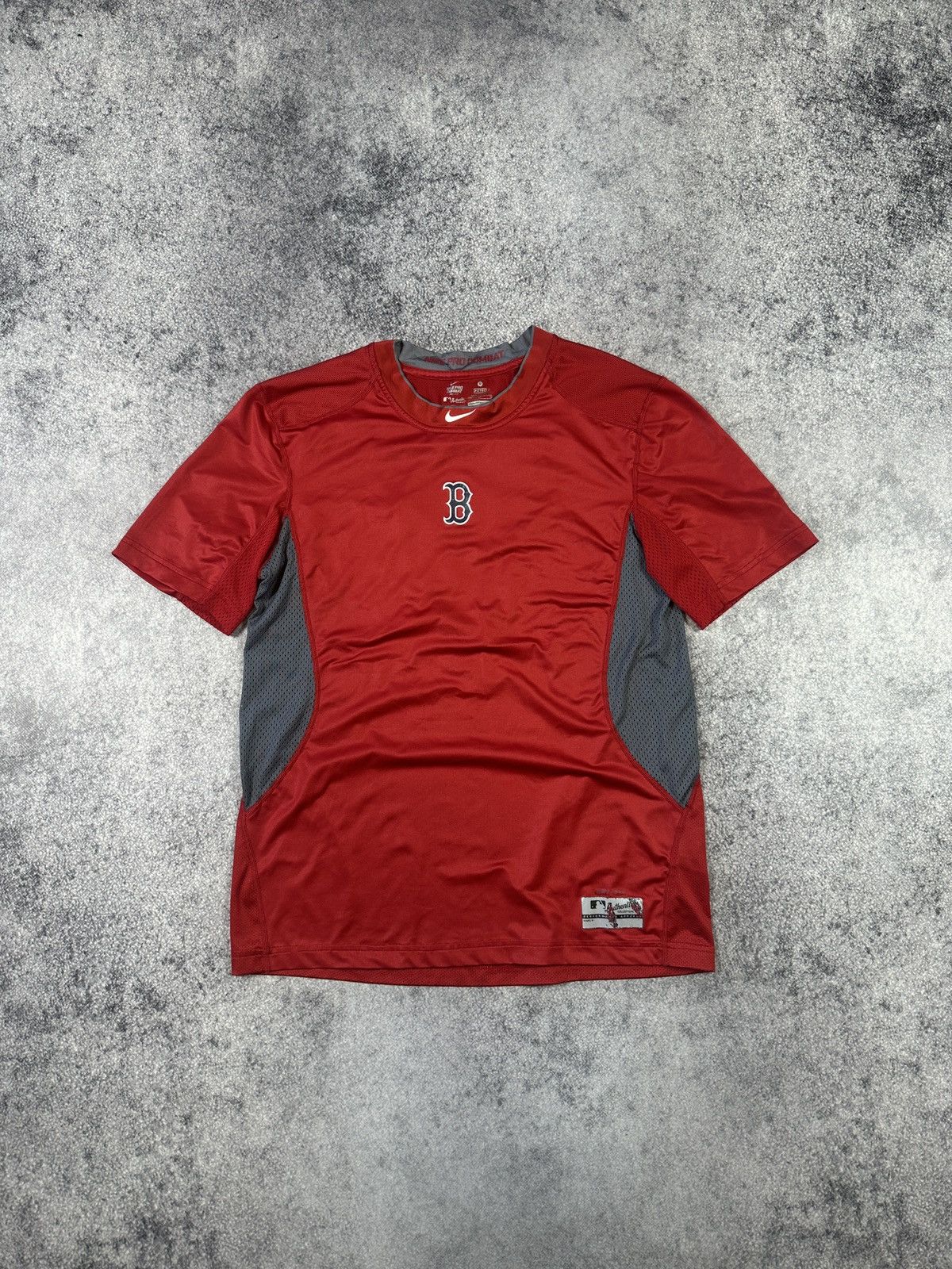 Nike Nike Pro Combat Boston Logo Jersey Streetwear MLB M Rare USA Size US M / EU 48-50 / 2 - 1 Thumbnail