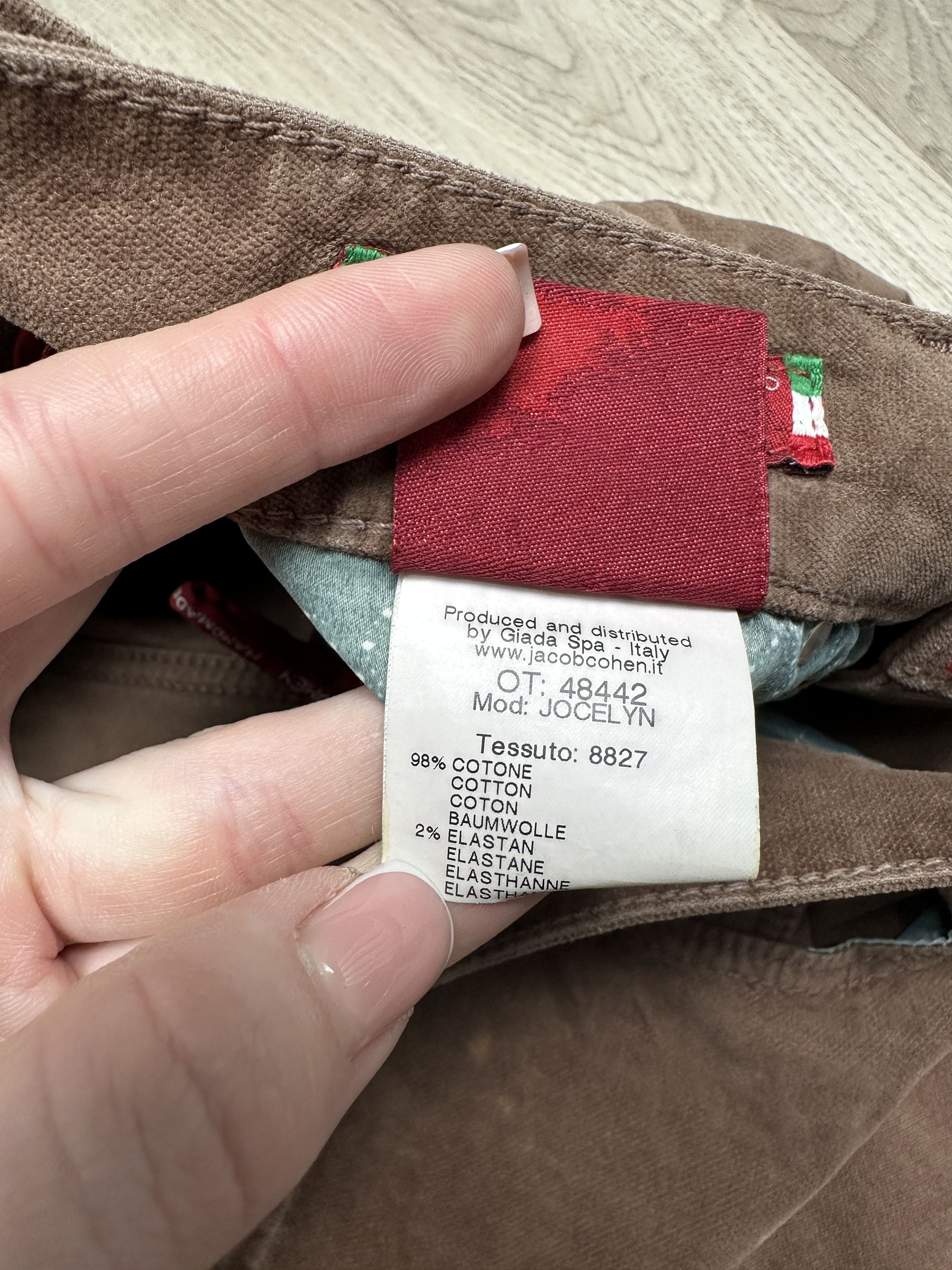 Jacob Cohen × Vintage Jacob Cohen Vintage Womens Pants Jeans Size 27" / US 4 / IT 40 - 6 Thumbnail