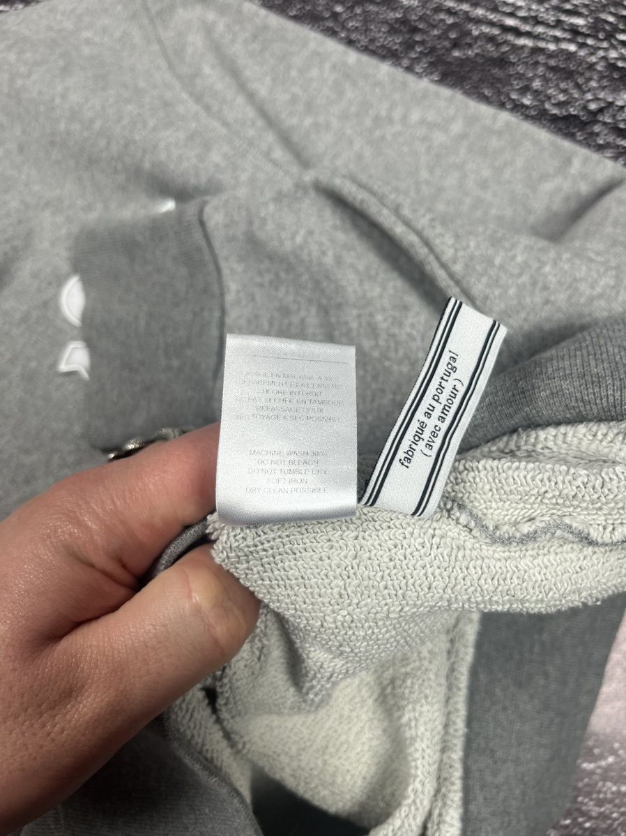 AMI Ami Paris White Heart Logo Patch Sweatshirt Grey Size US S / EU 44-46 / 1 - 8 Thumbnail