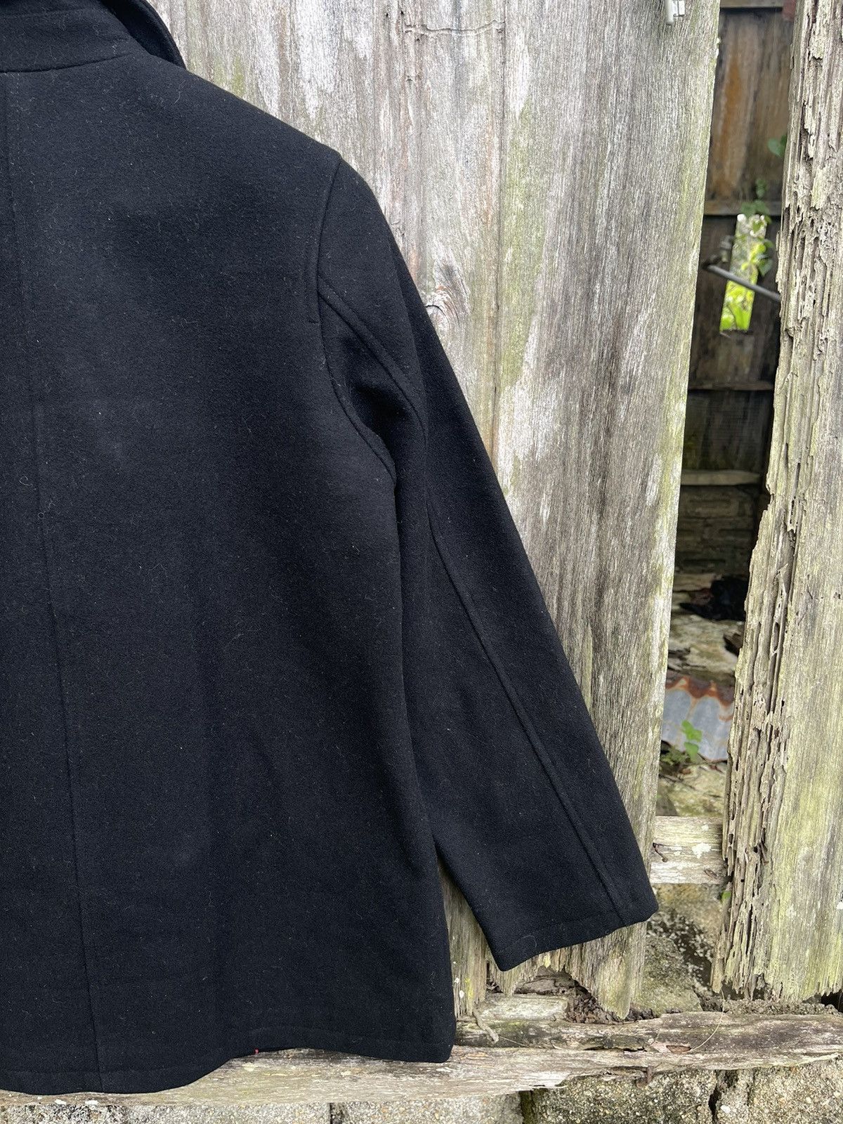 Designer East Boy Classic Wool Peacoat — Black (Fits M-L) Size US M / EU 48-50 / 2 - 10 Thumbnail
