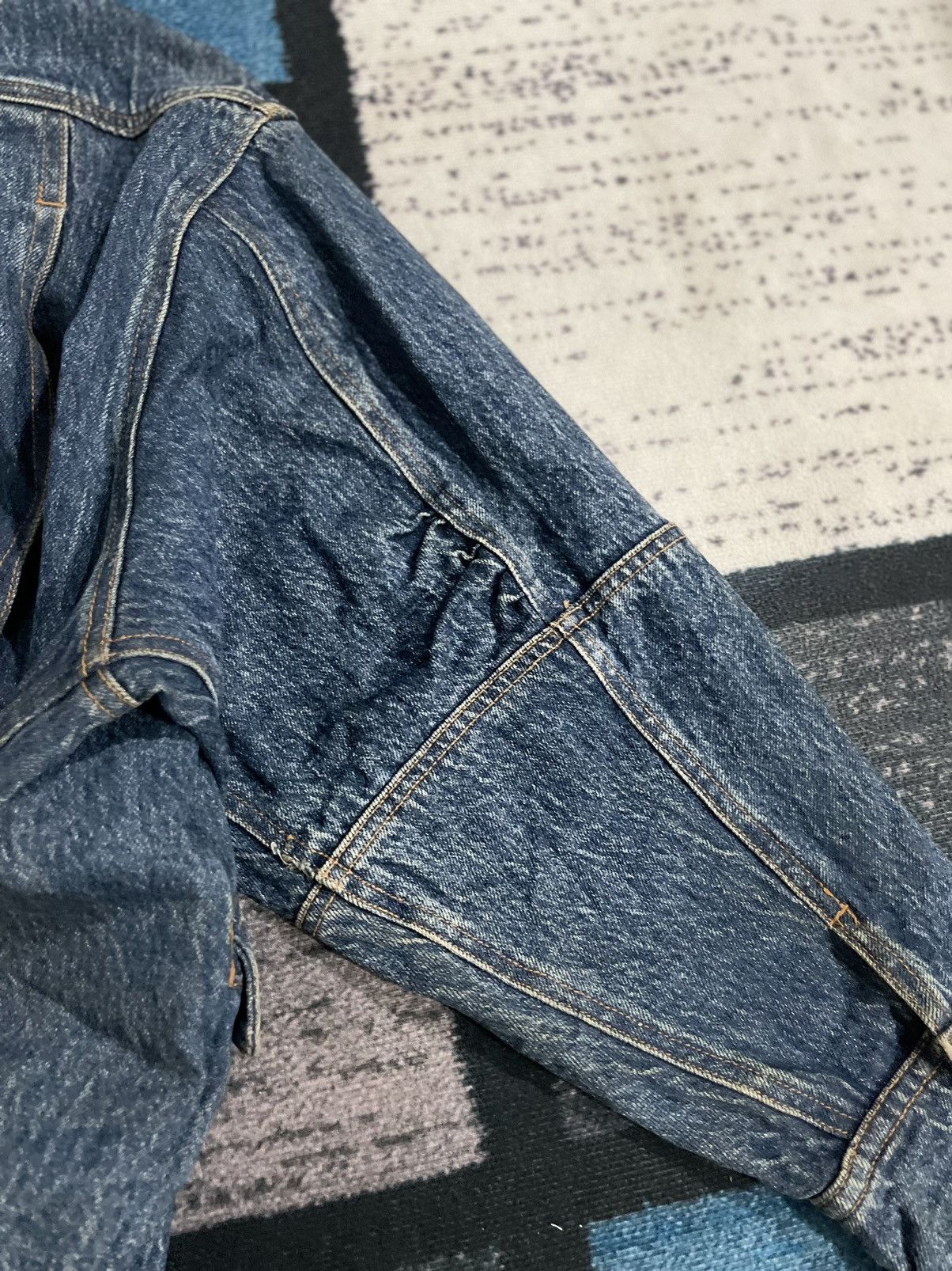 Japanese Brand × Kensho Abe Vintage Kensho Abe Denim Bomber Jacket Size US XL / EU 56 / 4 - 18 Thumbnail