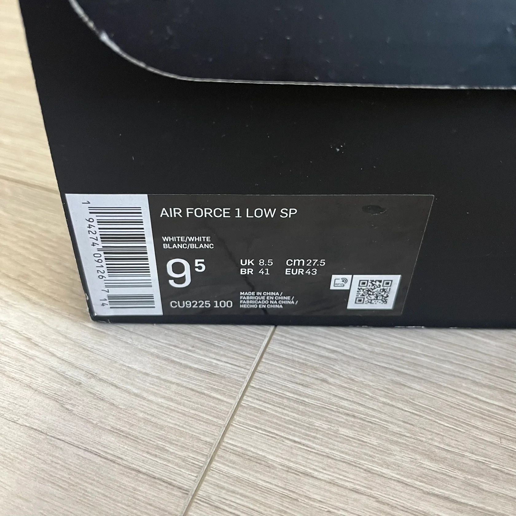 Nike × Supreme supreme air force 1 low white Regular Size US 9.5 / EU 42-43 - 9 Thumbnail
