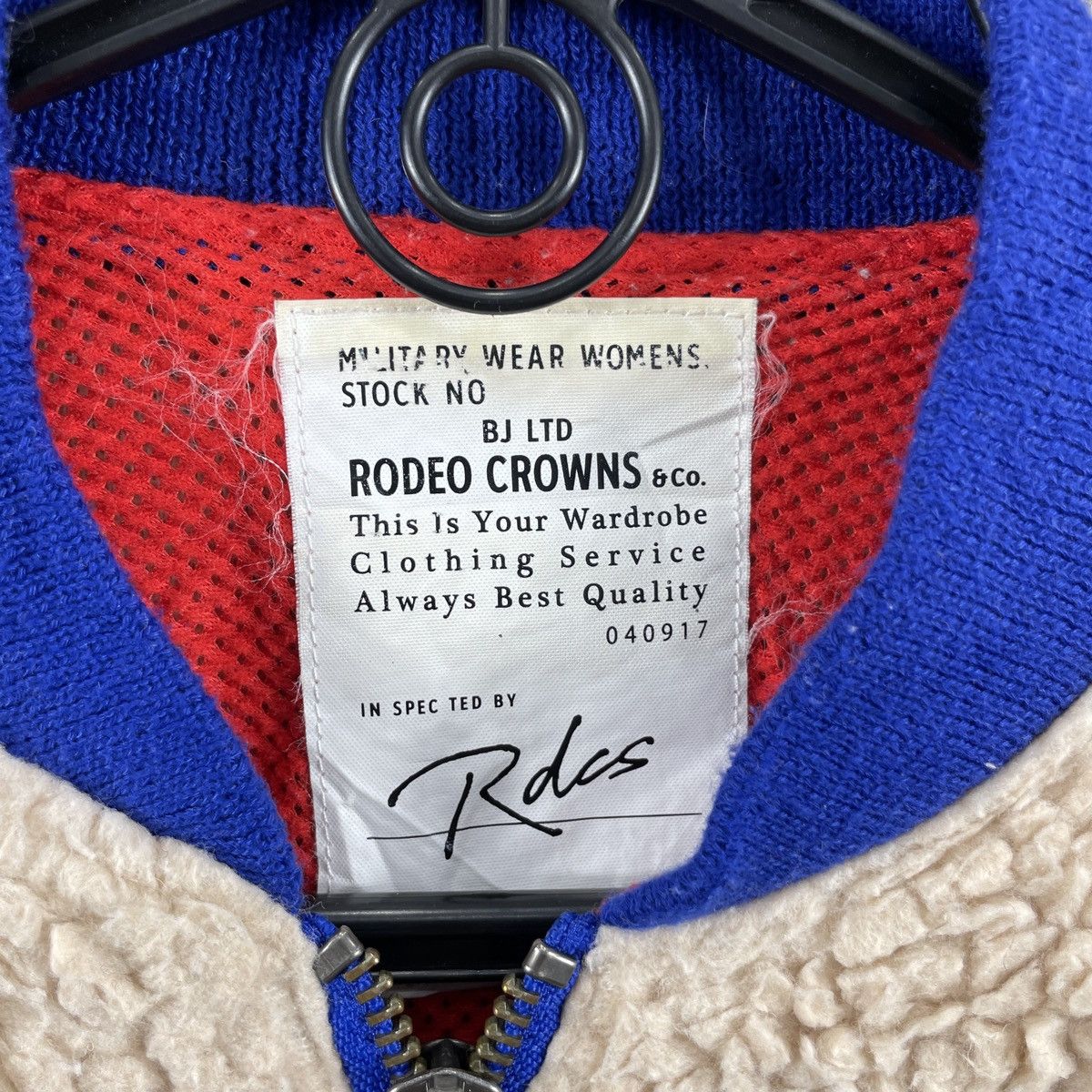 Vintage Military Women Rodeo Crown Sherpa Bomber Jacket Size S / US 4 / IT 40 - 8 Thumbnail
