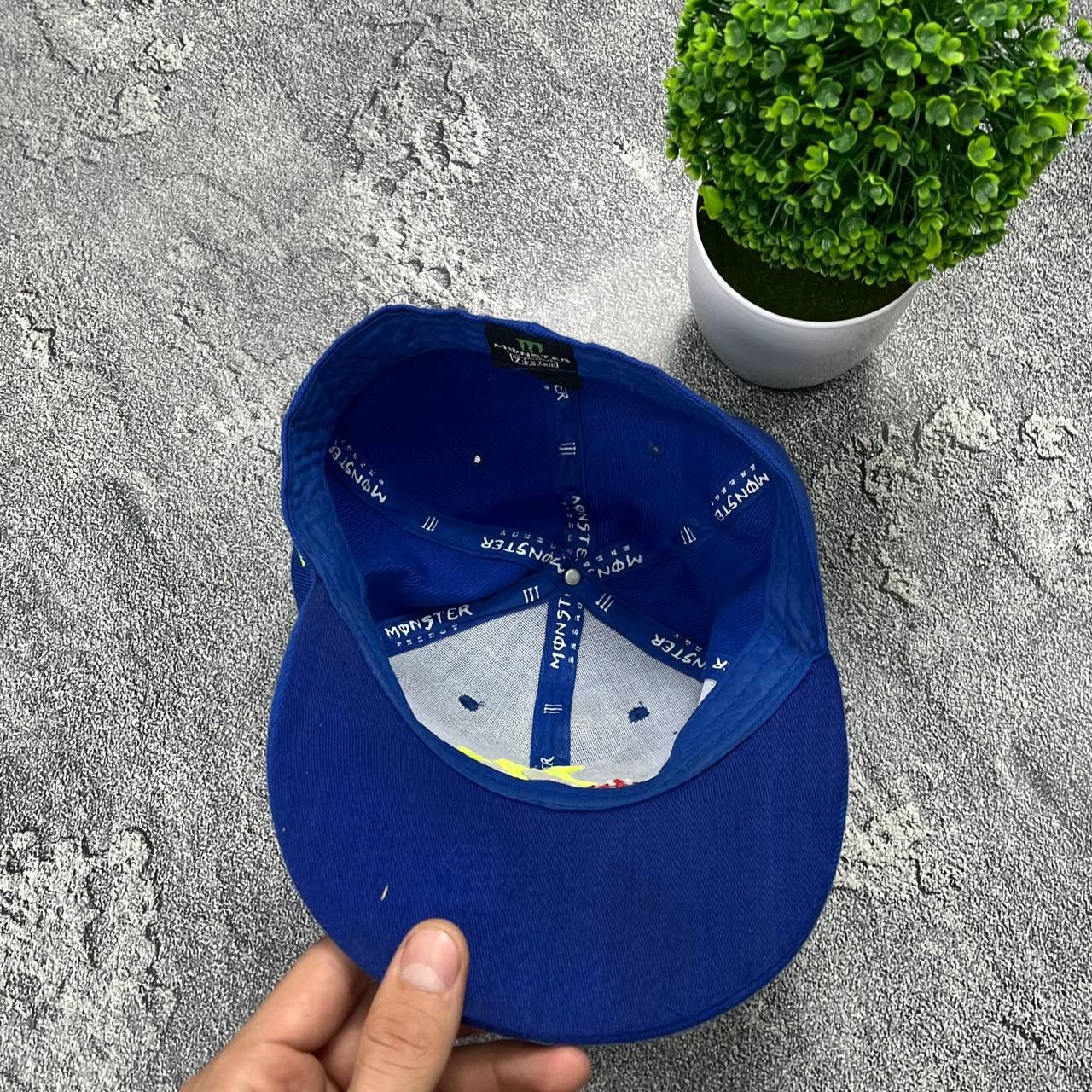Vintage Vintage Y2K Monster Energy hat cap race moto skate baggy DC Size ONE SIZE - 5 Thumbnail