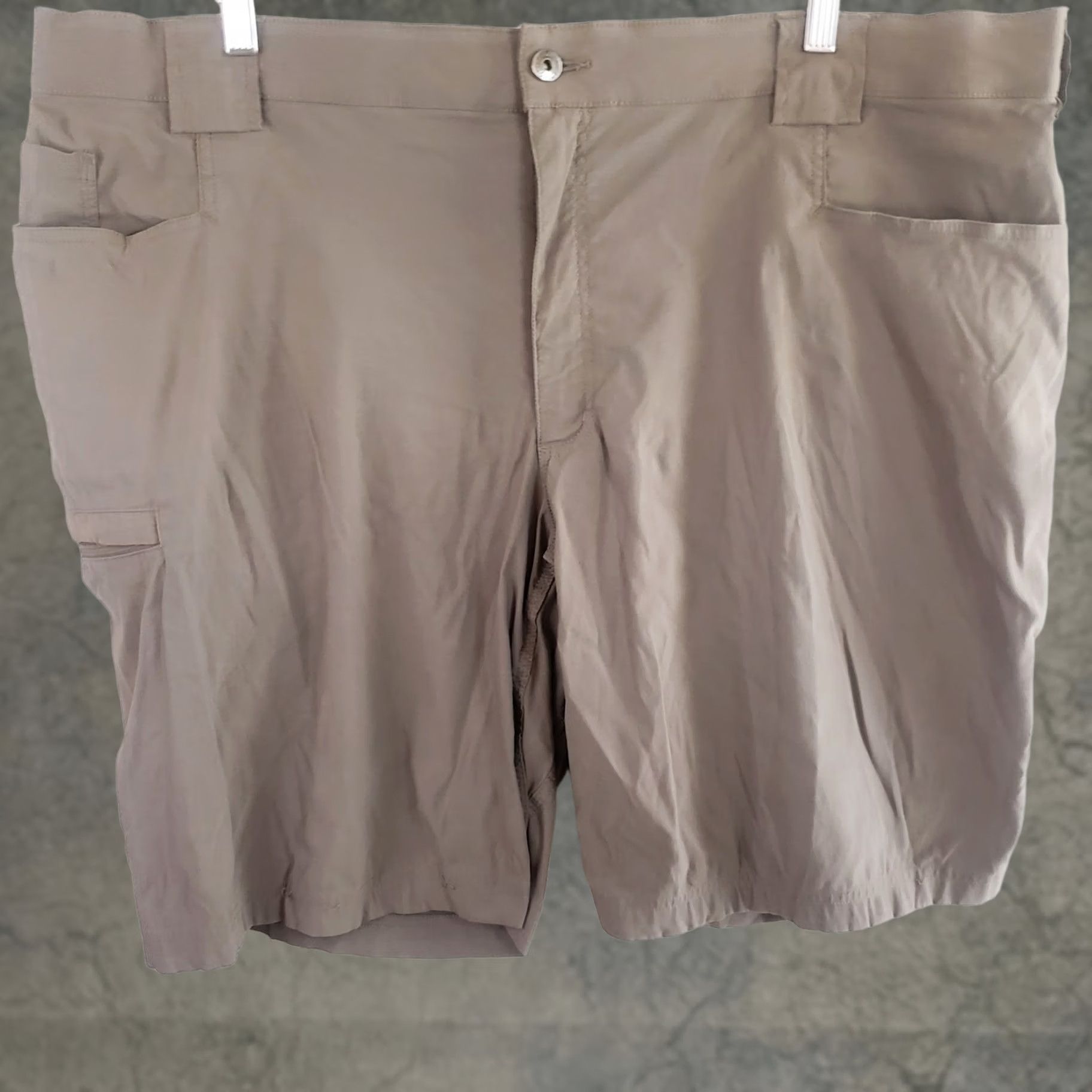Vintage Duluth Trading Dry on the Fly Cargo Shorts Men 46"x11" Brown Nylon Spandex Size US 30 / EU 46 - 1 Thumbnail