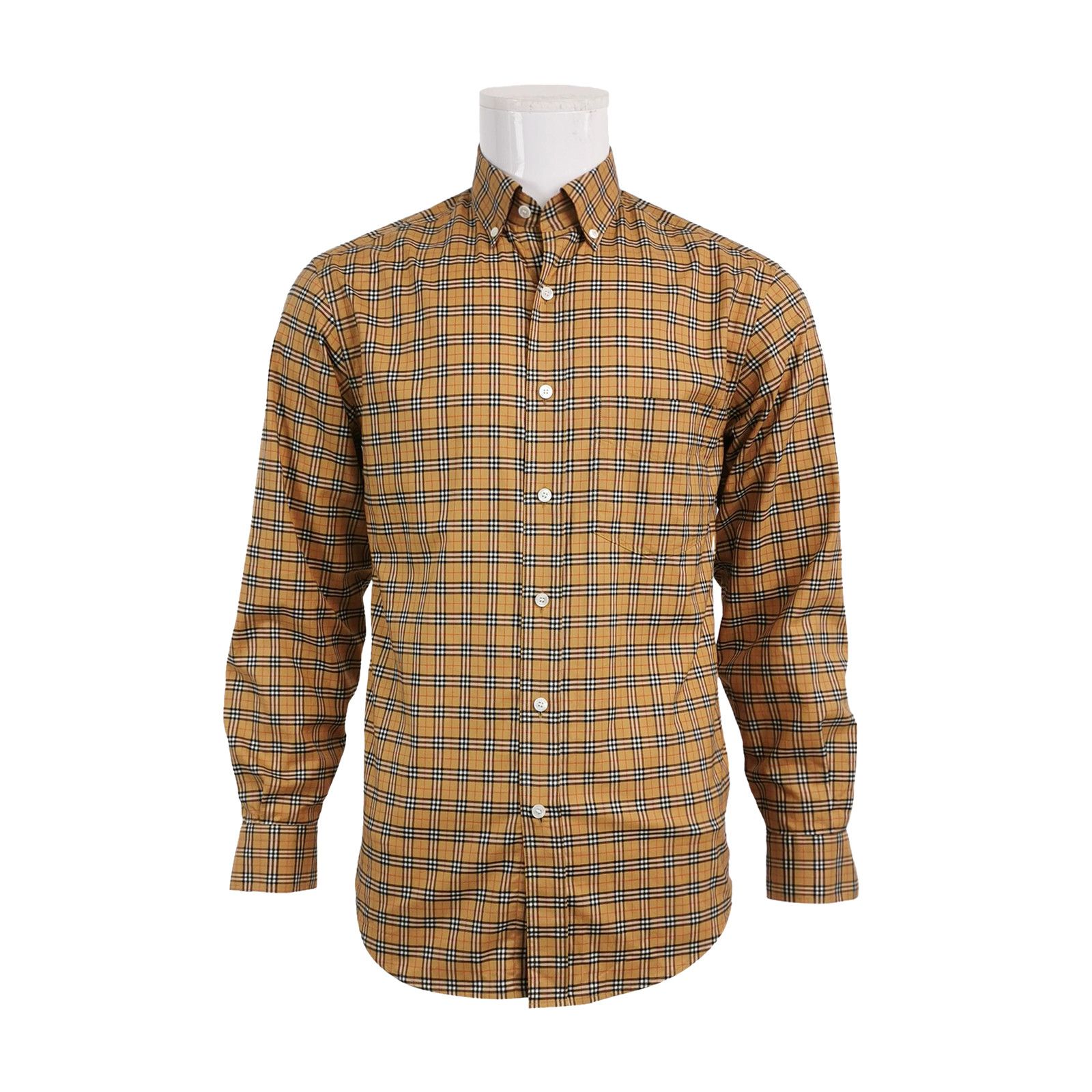 Burberry Burberry Check Cotton Button Up Shirt XS Size US XS / EU 42 / 0 - 1 Thumbnail