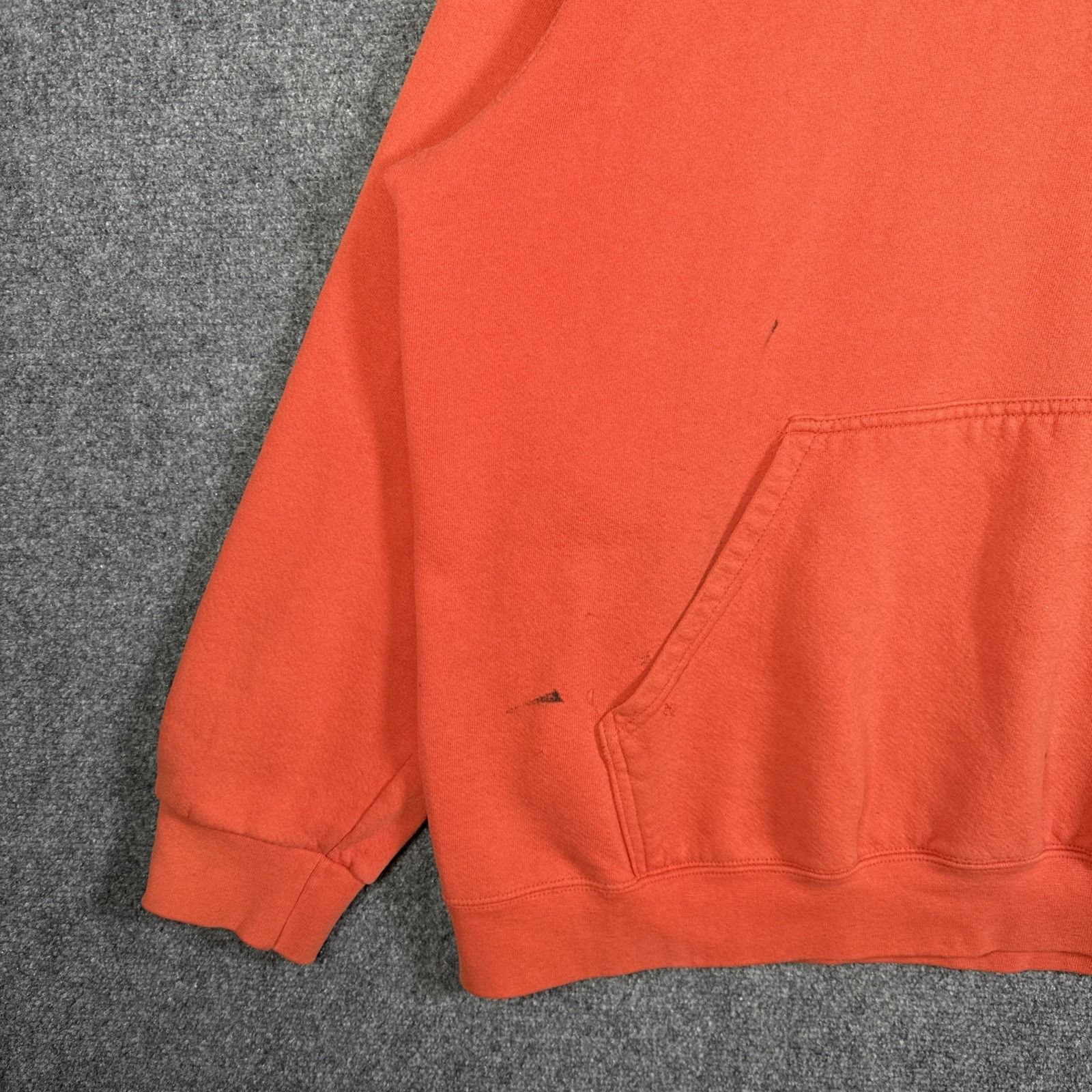 Nike Vintage Nike Hoodie Mens XL Orange Center Swoosh Skate Faded Size US XL / EU 56 / 4 - 5 Thumbnail
