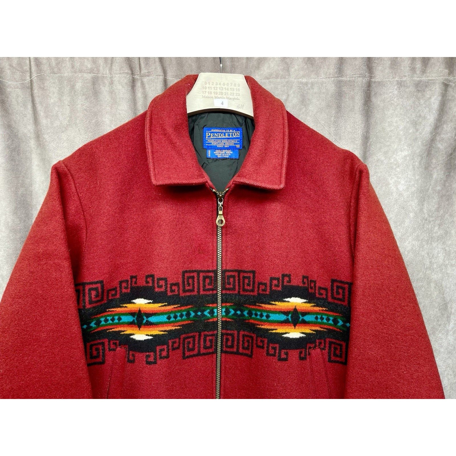 Pendleton VINTAGE 1970S PENDLETON HIGH GRADE WESTERN WEAR WOOL AZTEC B Size US M / EU 48-50 / 2 - 2 Thumbnail
