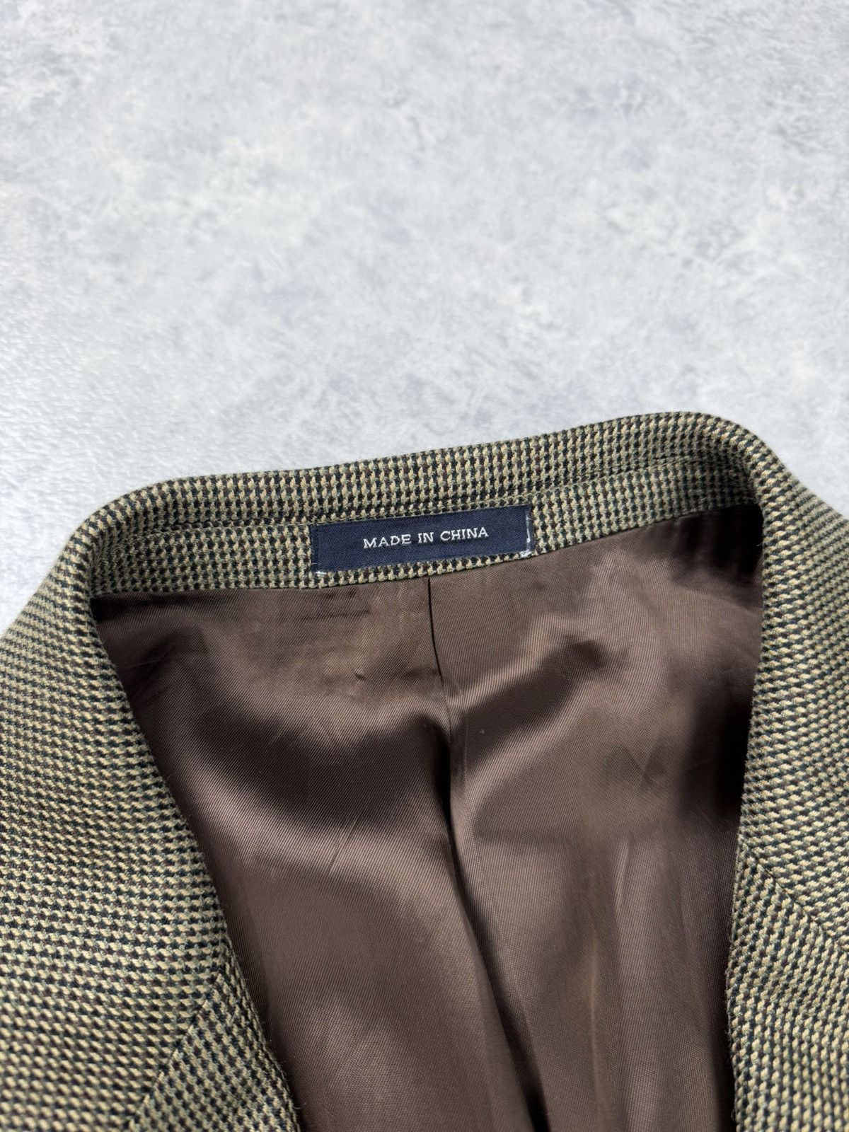 Ralph Lauren Ralph Lauren Silk Wool Houndstooth Blazer US 44S Size 44S - 6 Thumbnail