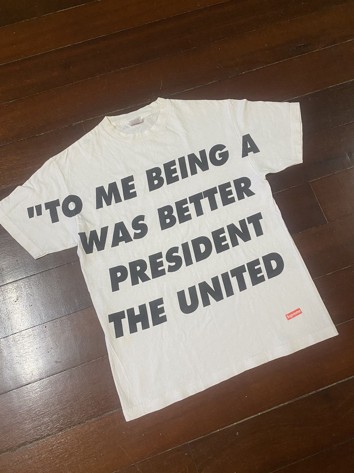 Supreme Vtg y2k Supreme Goodfellas Quote To Me Being A Gangster ss07 Size US M / EU 48-50 / 2 - 4 Thumbnail