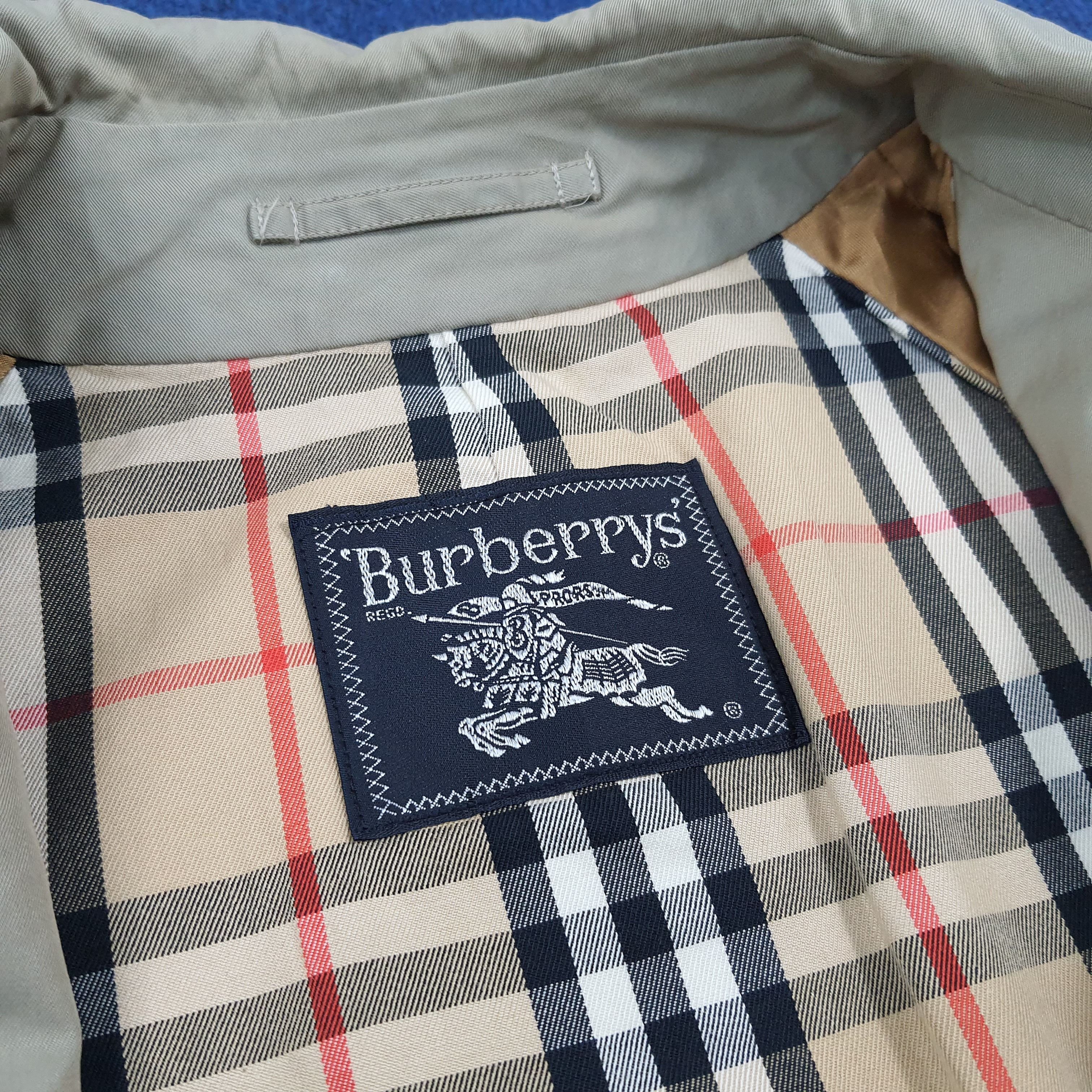 Burberry × Vintage Vintage Burberrys Nova Check Trench Jacket Size US L / EU 52-54 / 3 - 4 Thumbnail