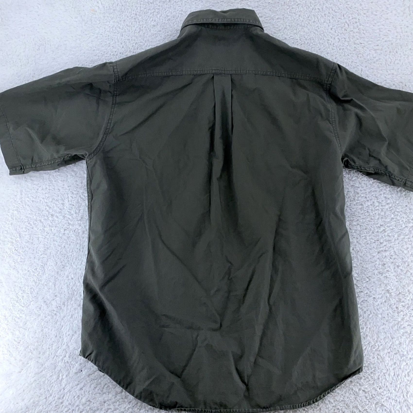 Carhartt Carhartt Shirt Mens Large Green Short Sleeve Button-Up Pockets Workwear Outdoors Size US L / EU 52-54 / 3 - 4 Thumbnail