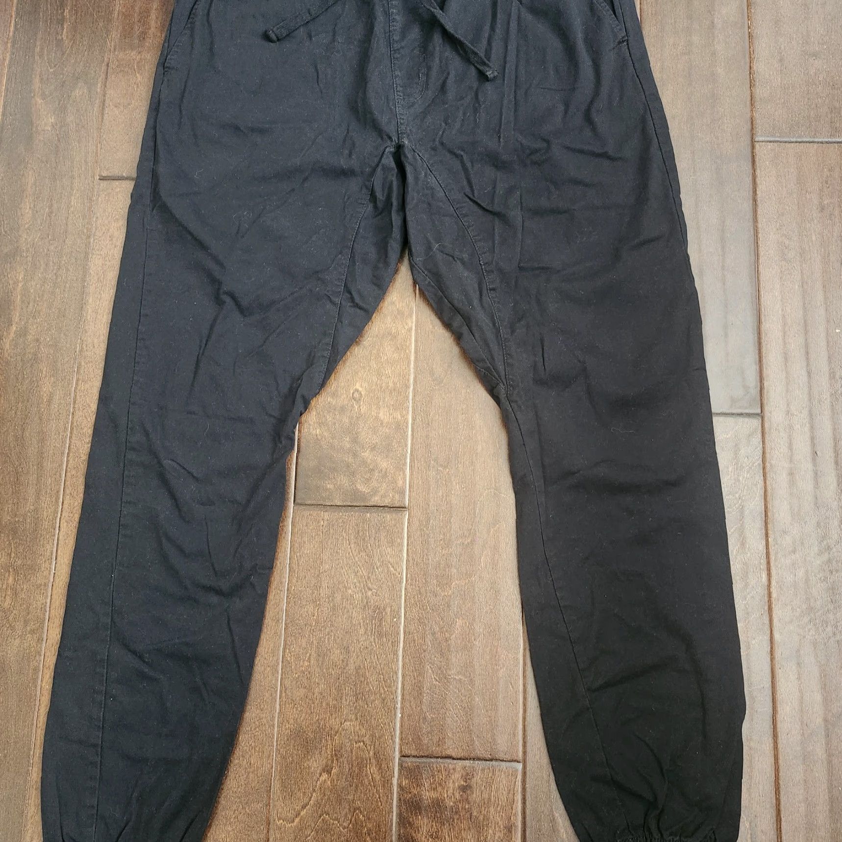 Crooks & Castles Crooks & Castles Jogger Pants Mens Size 38 Black Cargo Pocket Regular Fit Cotton Spandex Streetwear Size US 38 / EU 54 - 4 Thumbnail