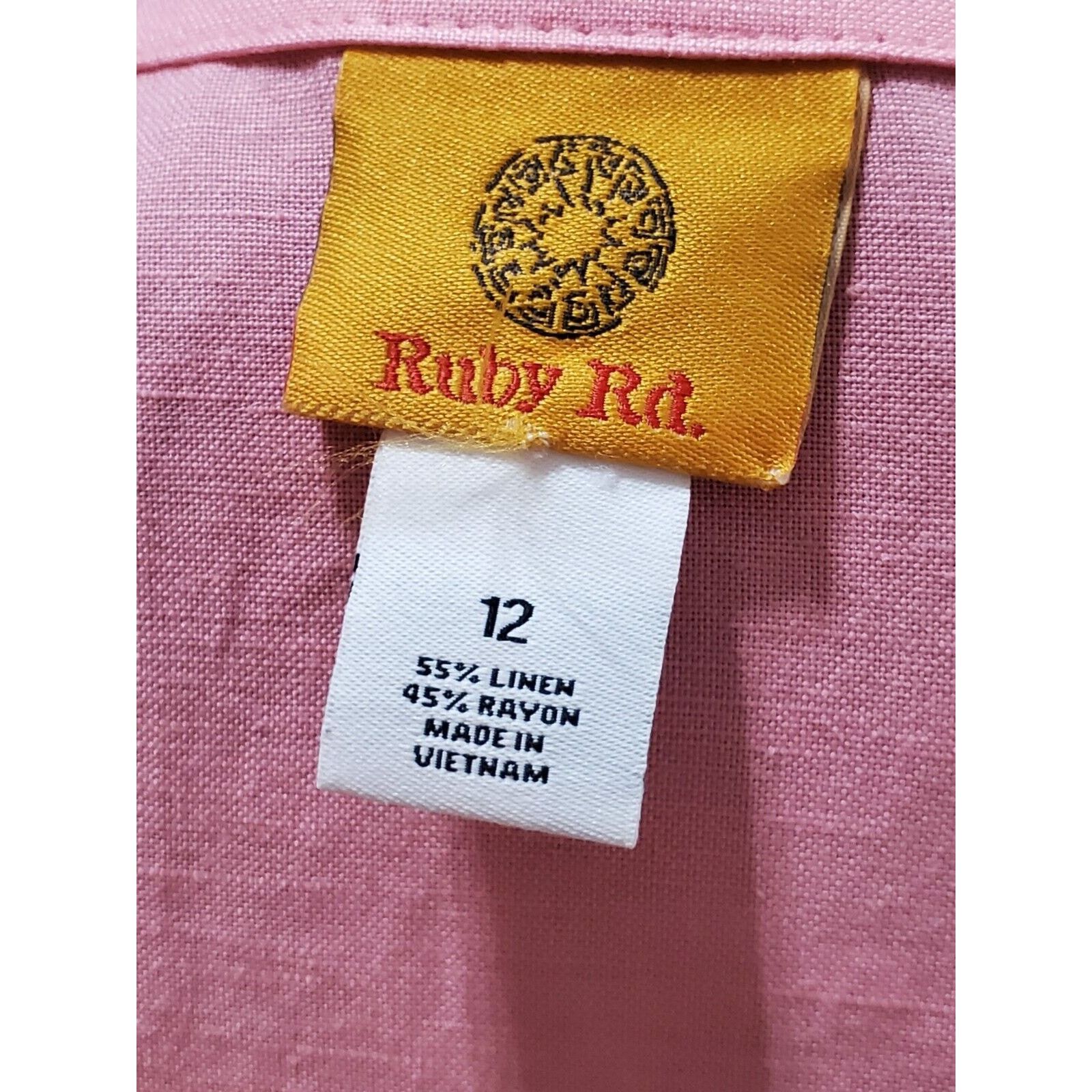 Other Ruby Rd. Lace Floral Linen Casual Full Zip Jacket Size 12 Size XL / US 12-14 / IT 48-50 - 10 Thumbnail