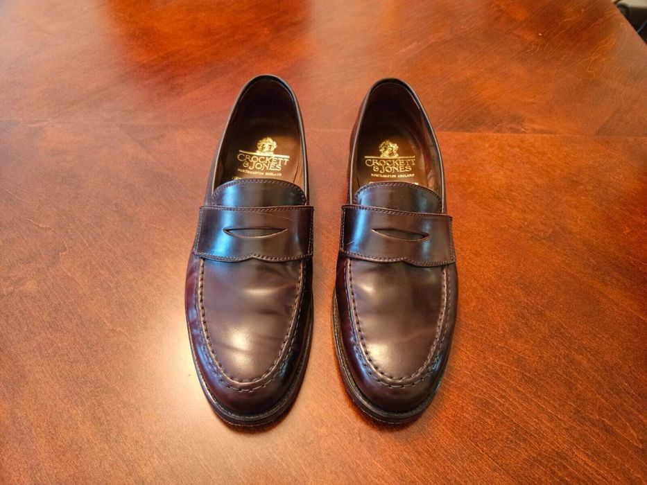 Crockett & Jones Crockett & Jones Harvard Burgundy Shell Cordovan