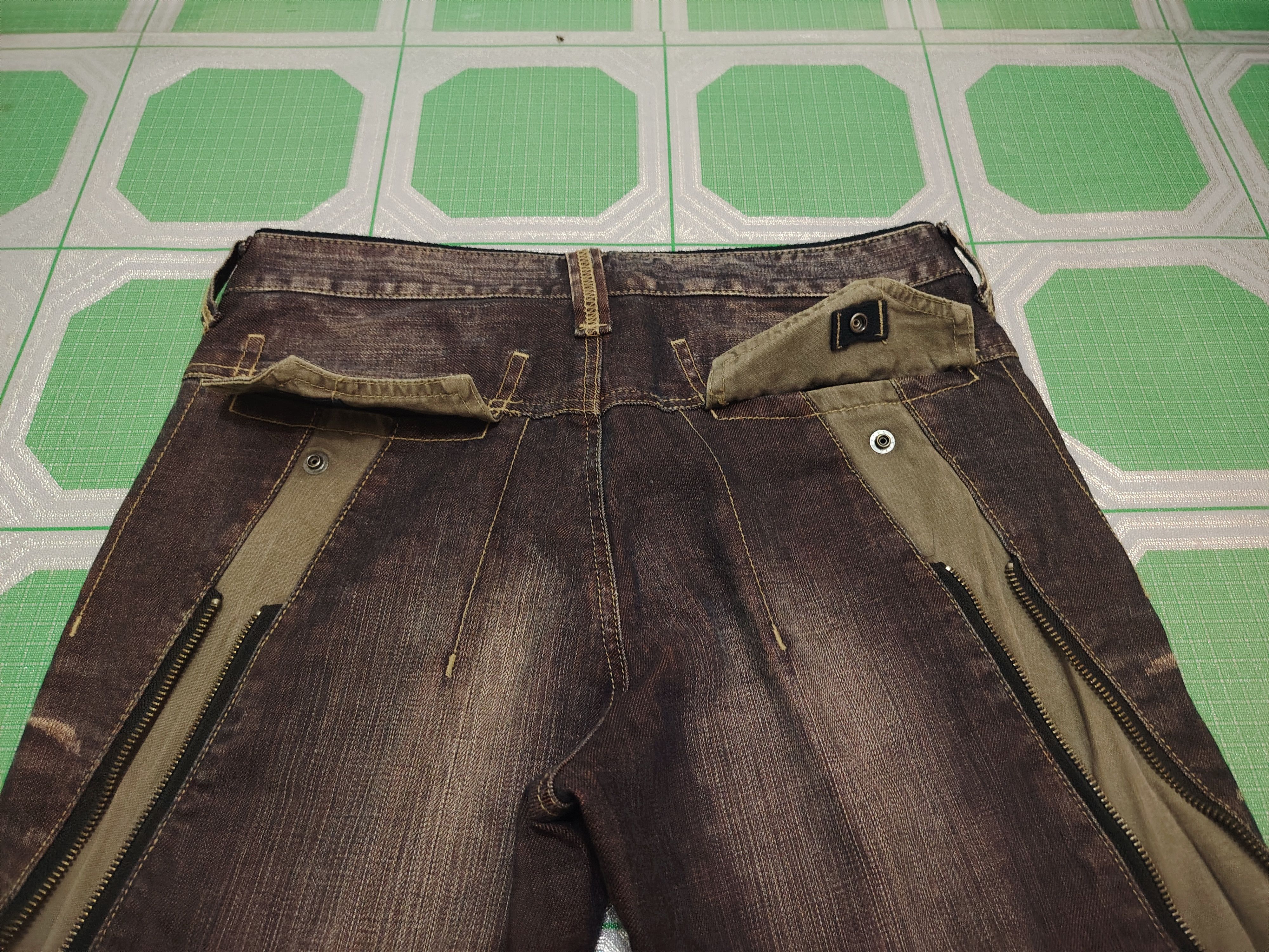 PPFM Japanese PPFM multi zipper bondage tactical jeans Size US 32 / EU 48 - 13 Thumbnail