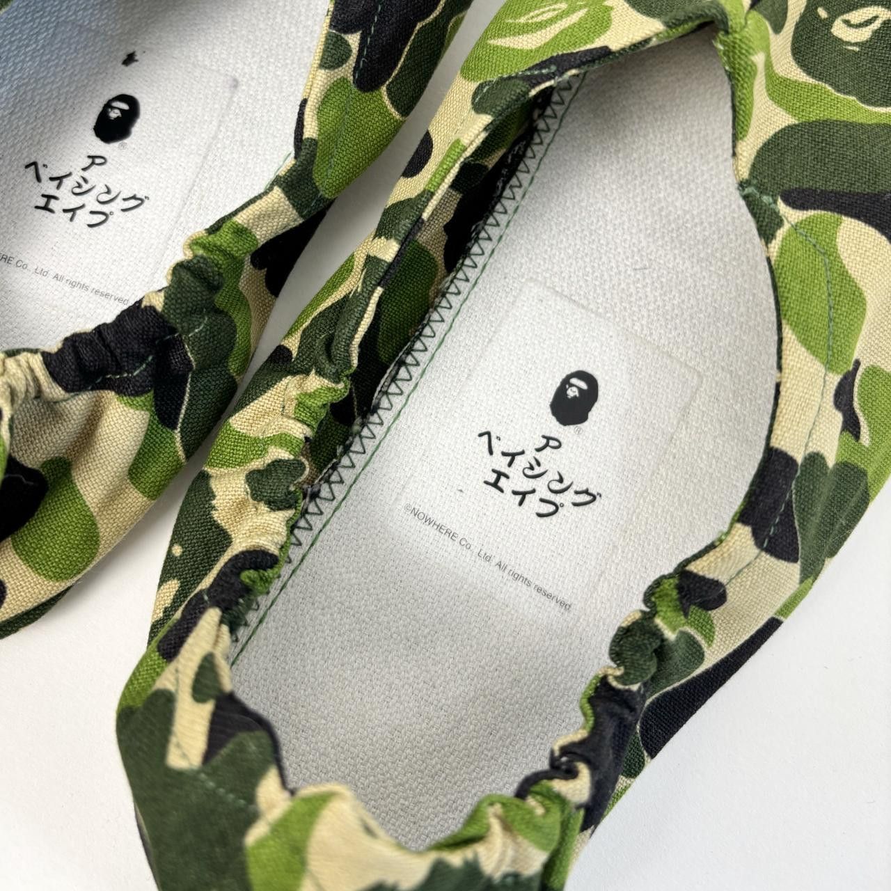 Bape × Tabi Footwear A Bathing Ape BAPE cotton tabi room shoes Size US 9 / EU 42 - 3 Thumbnail