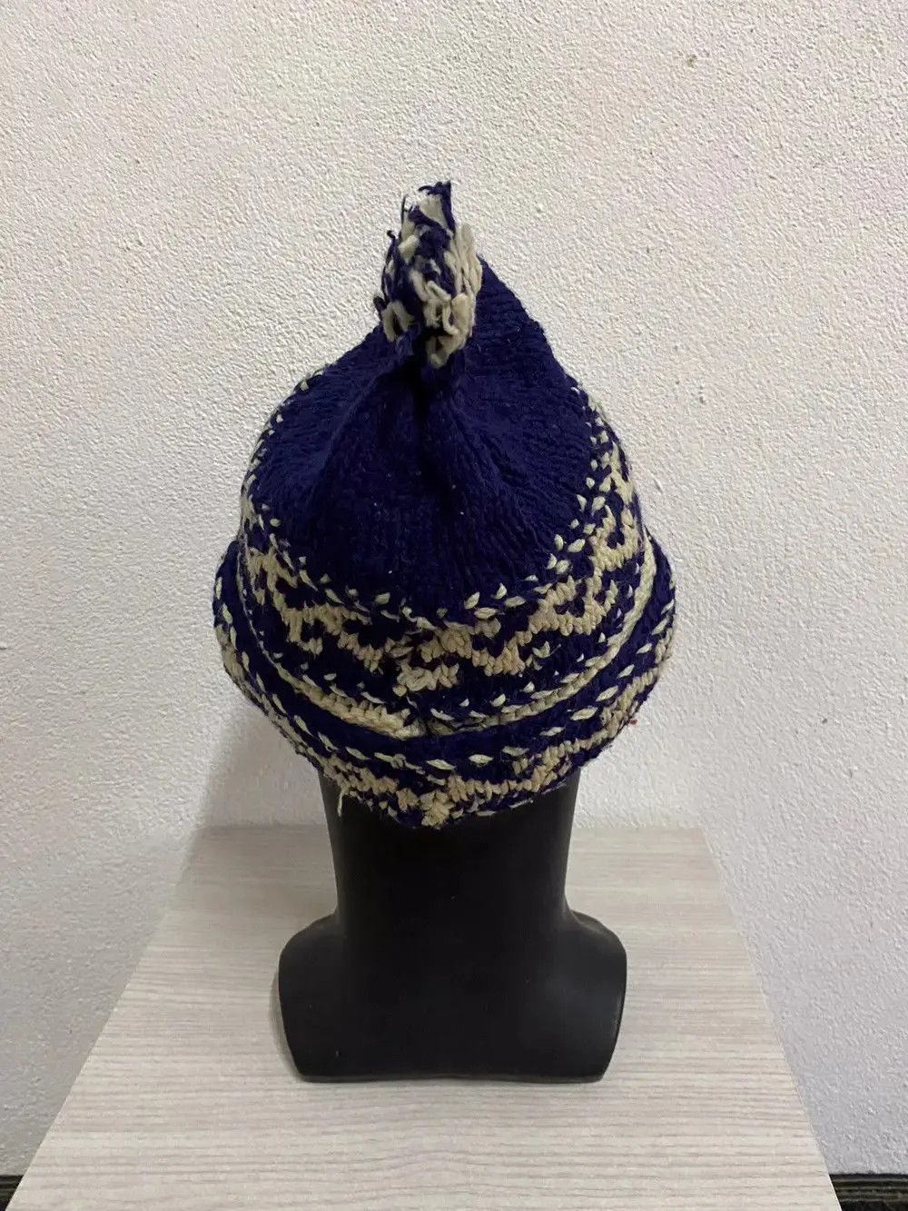 Handmade Japanese Brand Knit Beanie Hat Size ONE SIZE - 4 Thumbnail
