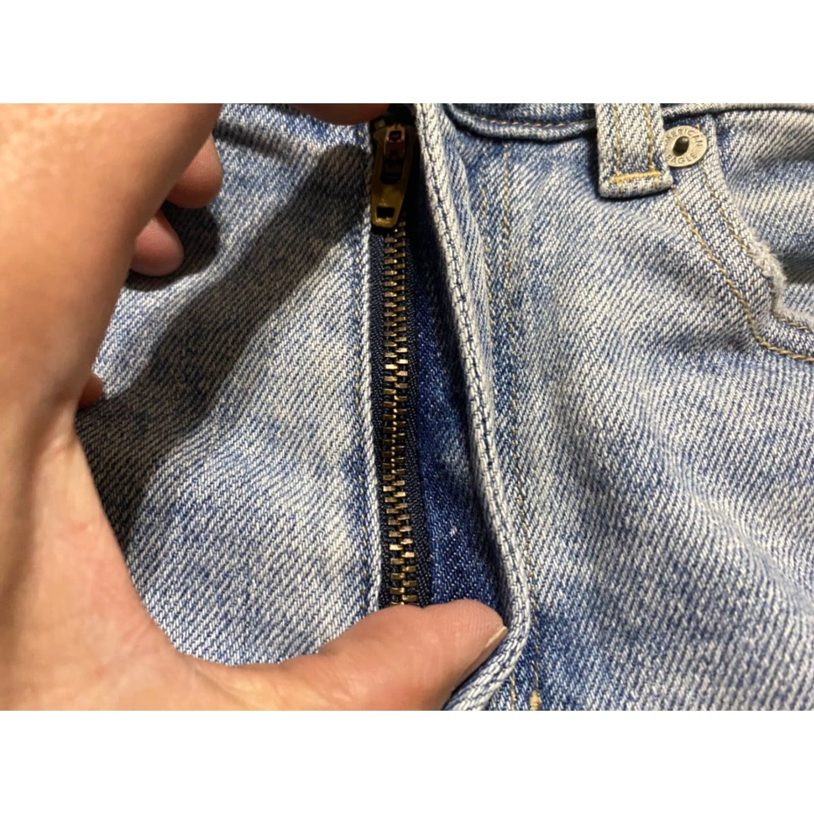 American Eagle Outfitters American Eagle Outfitters Womens Jeans Shorts Blue Denim High Rise Cut-Off 4 Distressed 5-Pocket Size 27" / US 4 / IT 40 - 7 Thumbnail