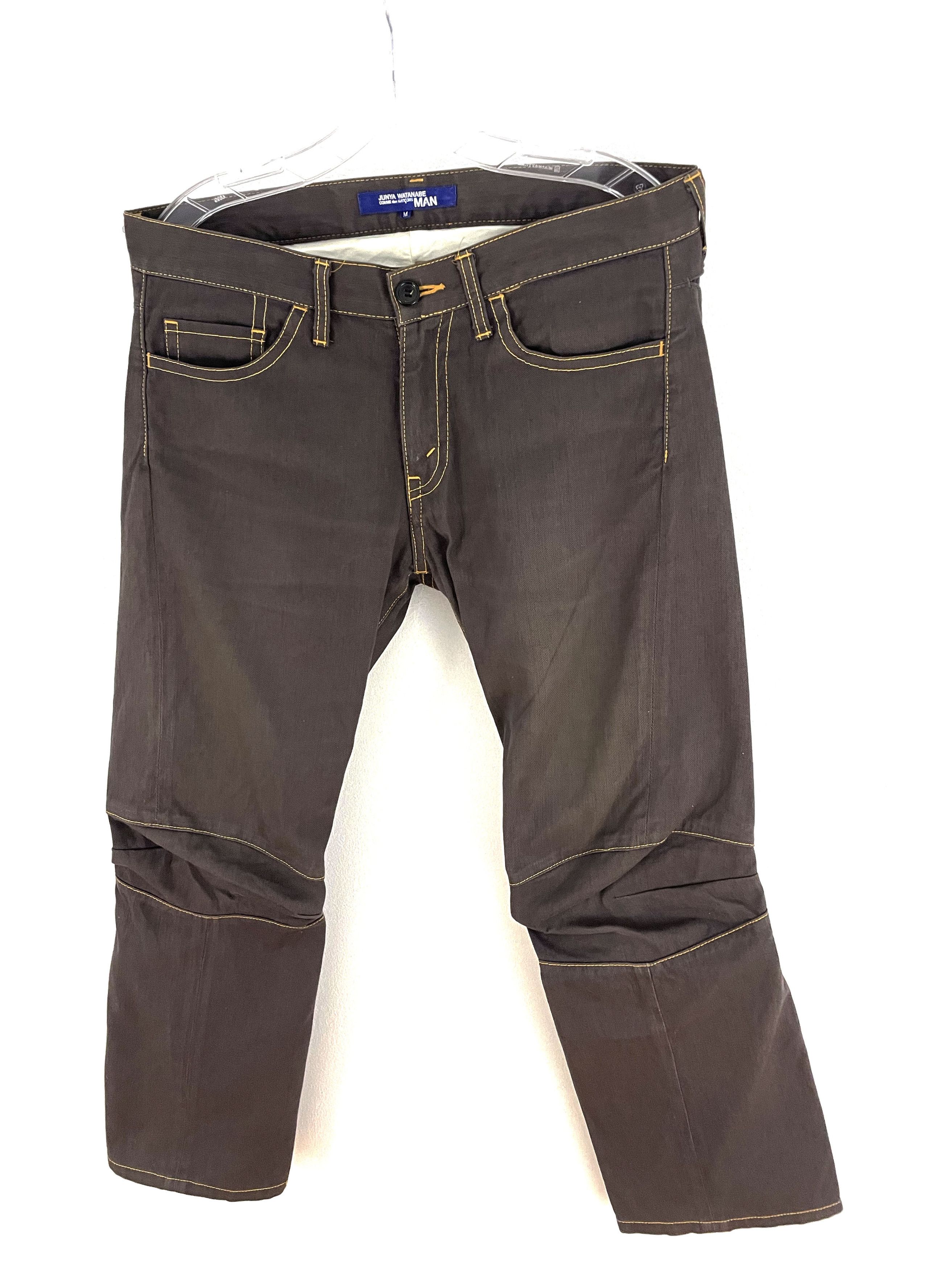 Junya Watanabe 2004 Contrast Stitch Biker Pants Size US 34 / EU 50 - 2 Thumbnail