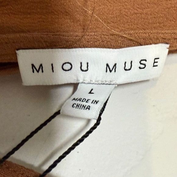 Other Miou Muse Rust Brown Pleated Maxi Dress Women’s Size L Size L / US 10 / IT 46 - 8 Thumbnail