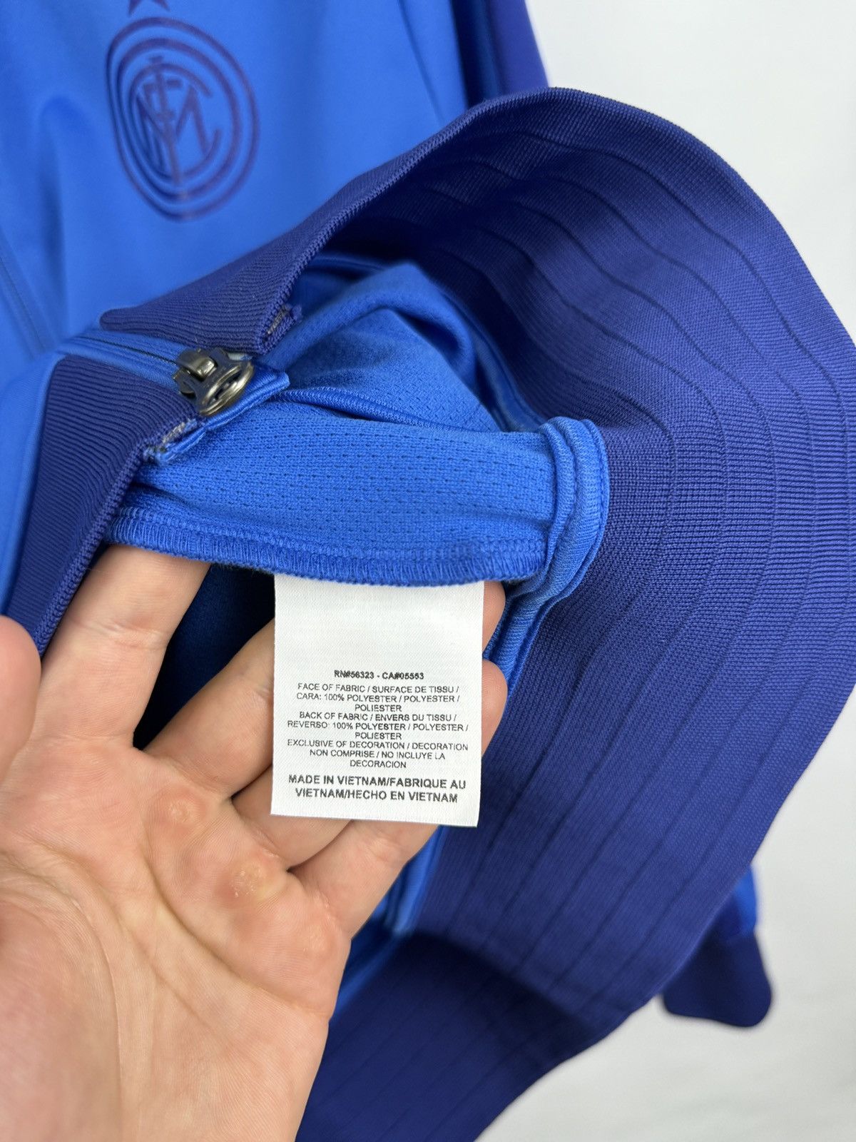 Nike 🇮🇹 Y2K Nike Inter Milan Soccer Jacket Rare Retro Blockore Size US M / EU 48-50 / 2 - 6 Thumbnail