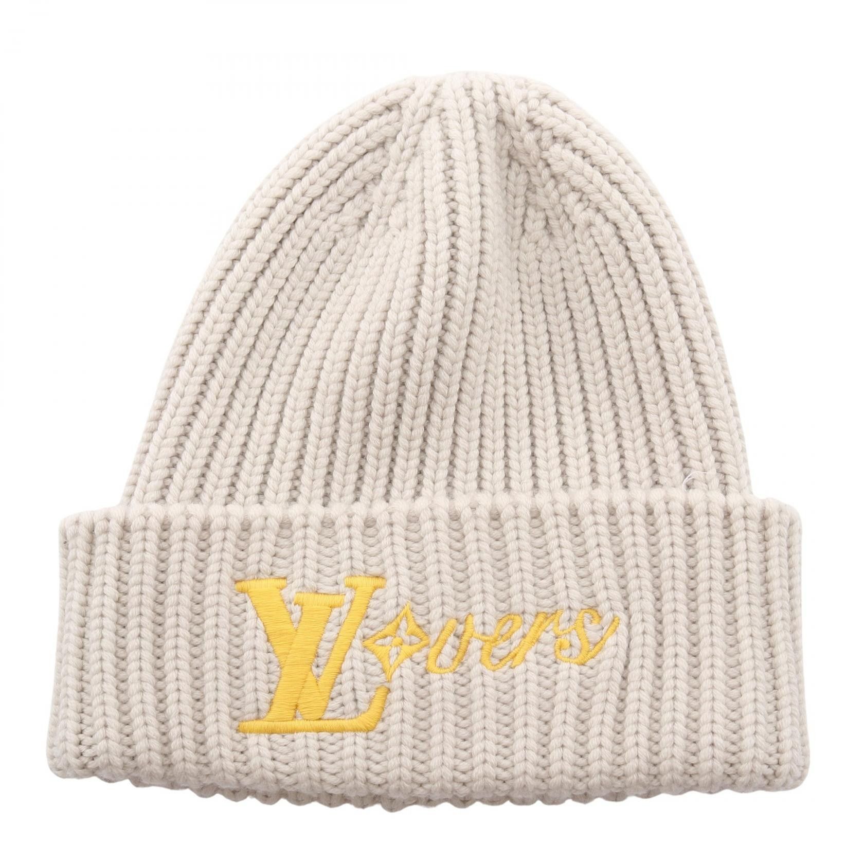 Louis Vuitton Louis Vuitton Louis Vuitton LV Birds Wool Knit Cap Textile Hats M7817A DUTY FREE for USA Size ONE SIZE - 1 Thumbnail