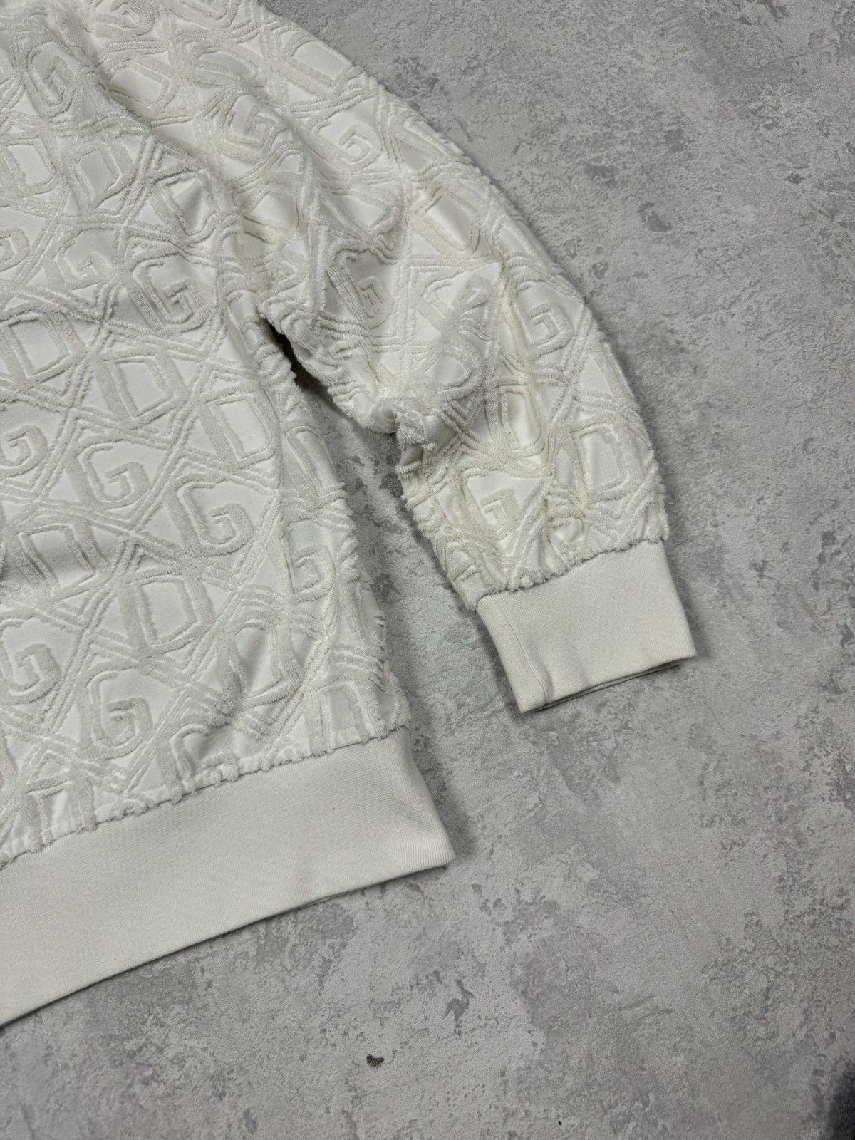 Dolce & Gabbana Dolce & Gabbana White Monogram Sweatshirt Size 50 Size US M / EU 48-50 / 2 - 5 Thumbnail