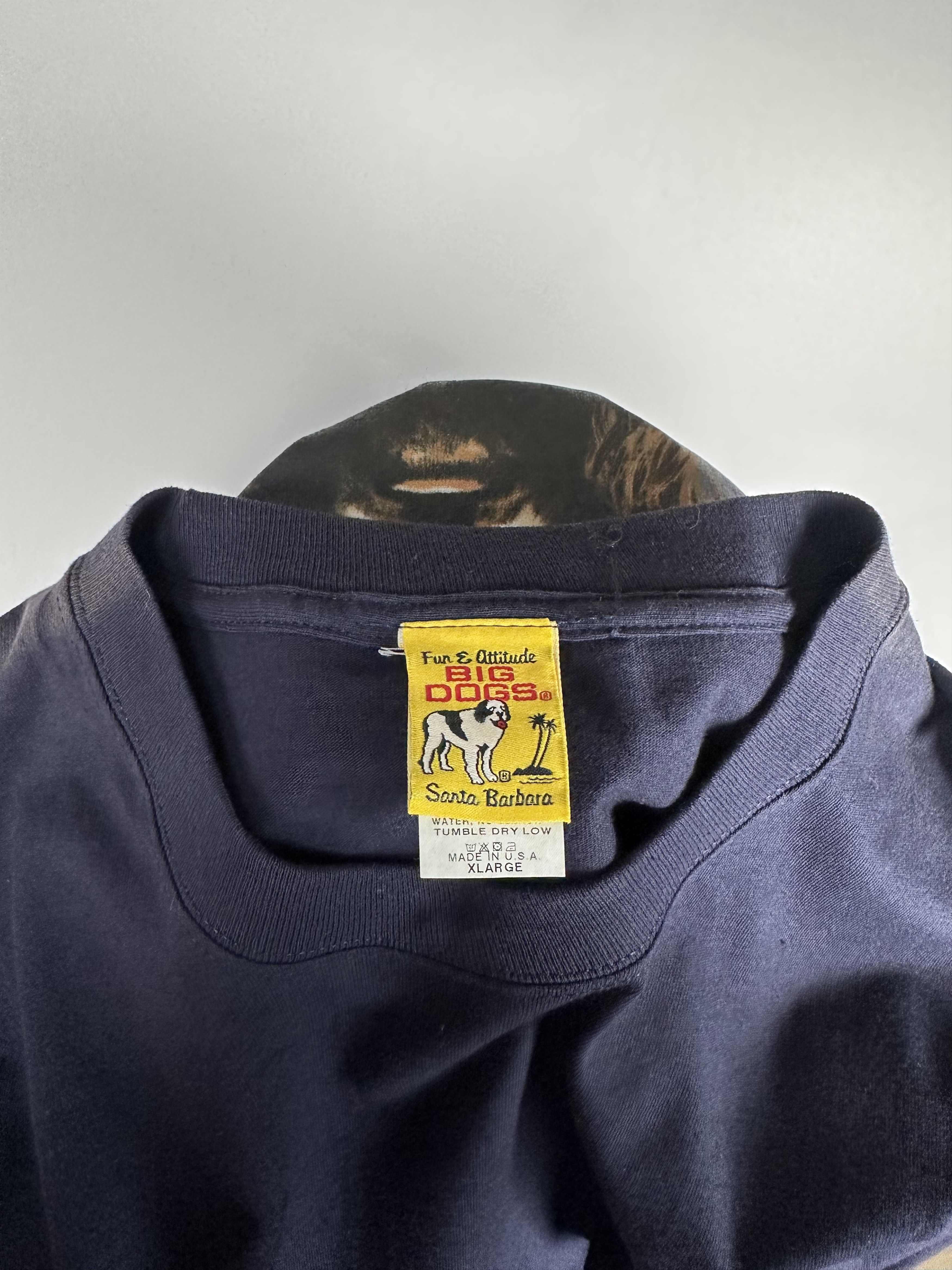 Vintage Lord of the Big Dogs T Shirts Vintage Blue Mens Size XL Size US XL / EU 56 / 4 - 9 Thumbnail