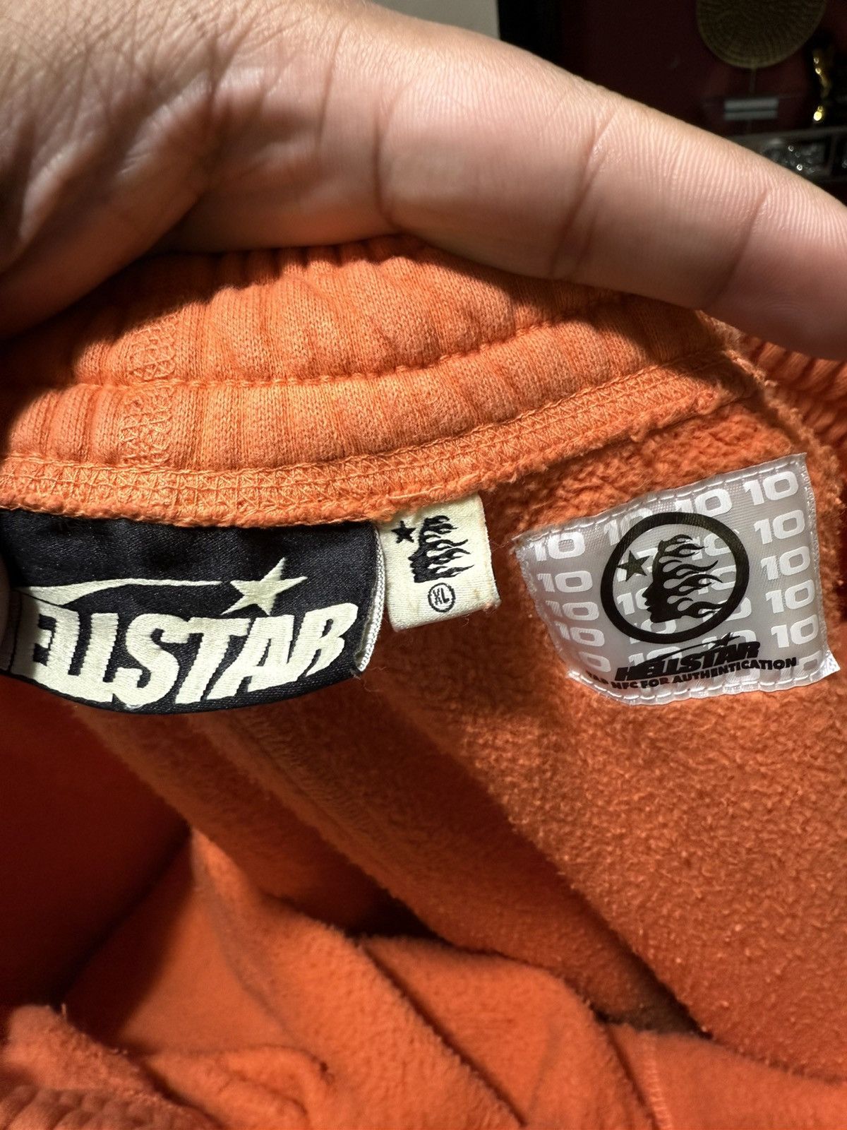 HELLSTAR Hellstar Fire Orange Flare Sweatpants Size XL Size US 36 / EU 52 - 8 Thumbnail