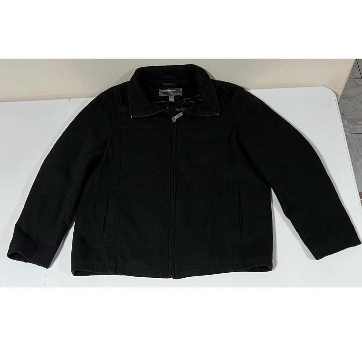 Perry Ellis Perry Ellis Black Wool Peacoat Winter Jacket Outwear Size M Size US M / EU 48-50 / 2 - 2 Thumbnail