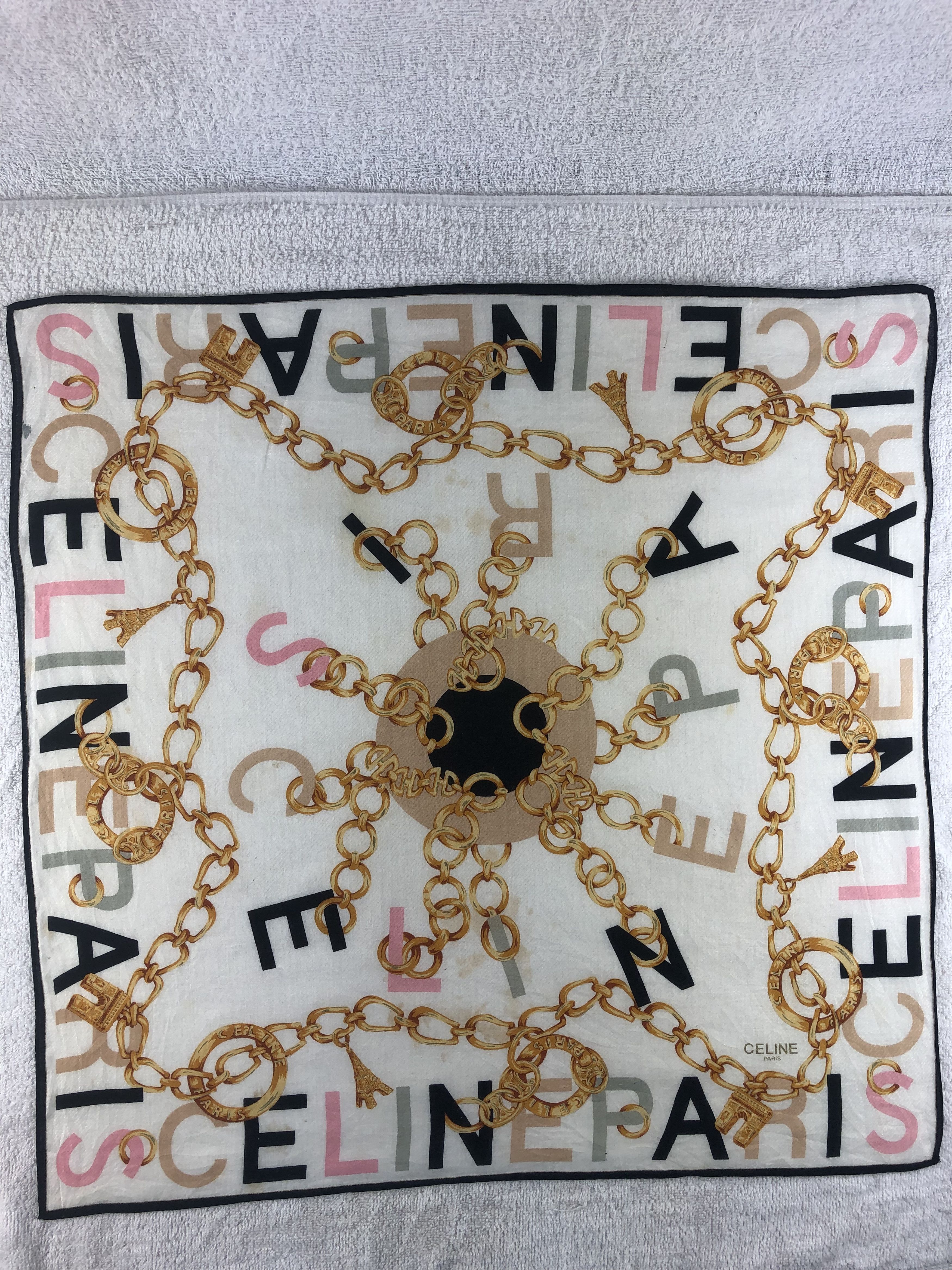 Celine Celine Handkerchief / Bandana / Neckerchief Size ONE SIZE - 3 Thumbnail