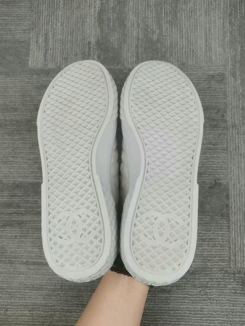 Chanel Chanel GrayBlue Patterned Sneakers Size 36.5 -2505 Size US 6 / IT 36 - 6 Thumbnail