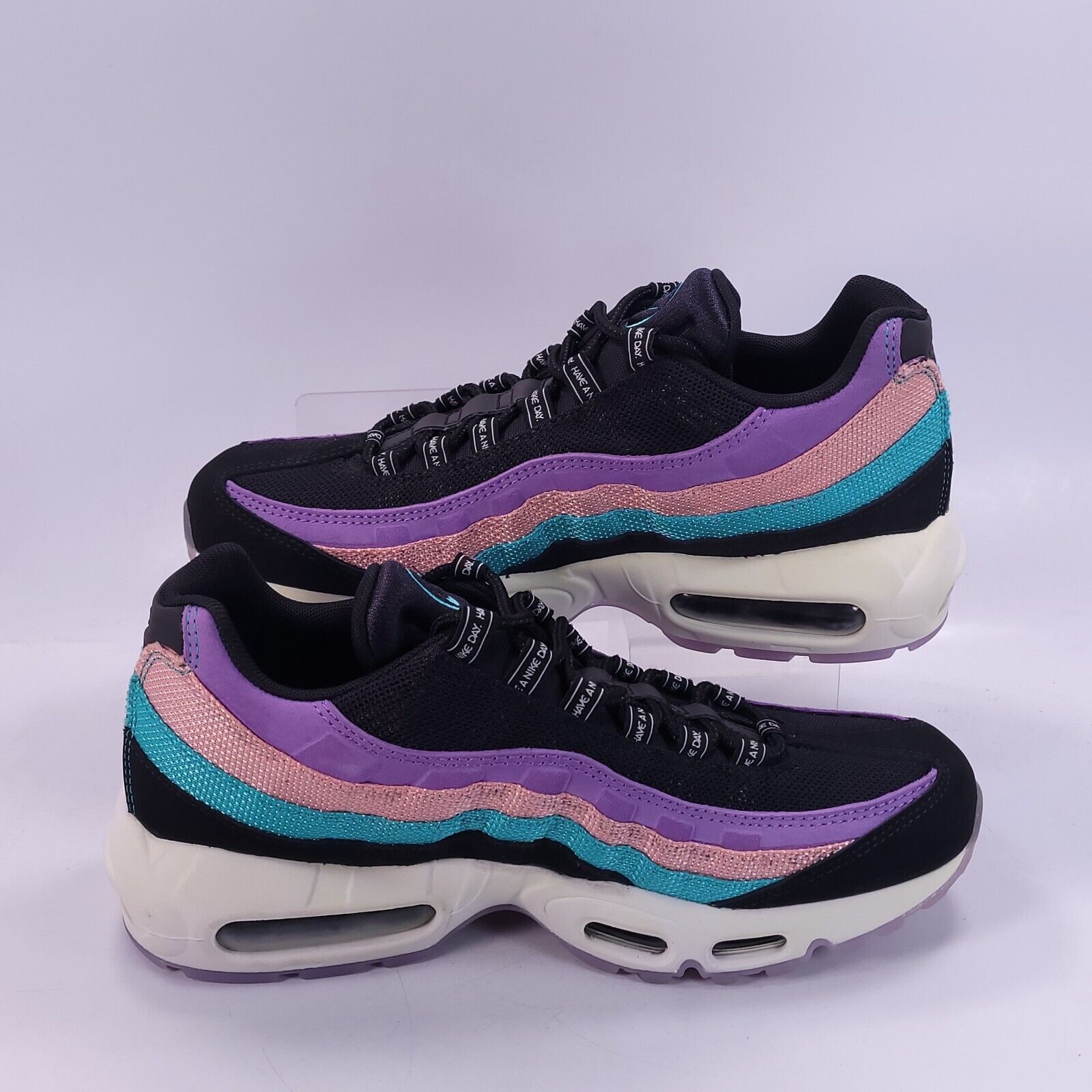 Nike Nike Air Max 95 ND Shoe Mens Size 8 BQ9131-001 Black Purple Size US 8 / EU 41 - 5 Thumbnail