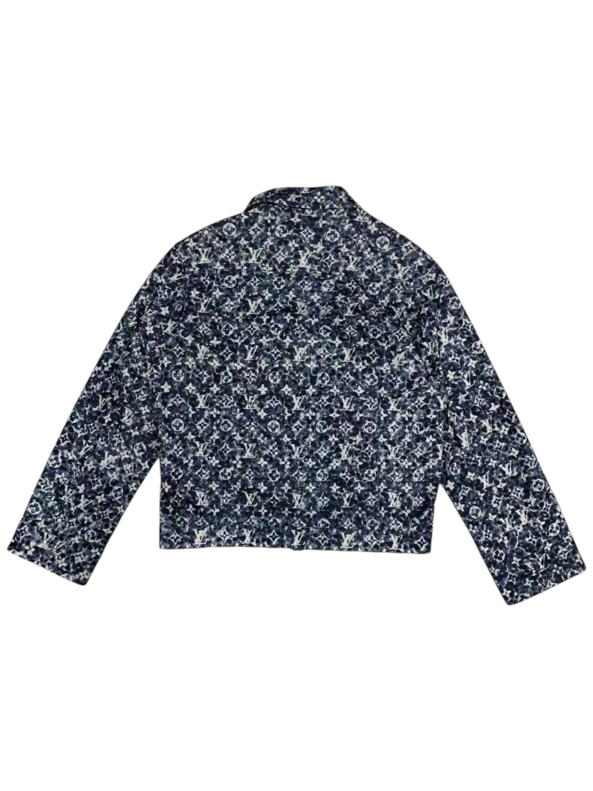 Louis Vuitton Louis Vuitton 50 Monogram Denim Workwear Jacket Size US M / EU 48-50 / 2 - 2 Thumbnail