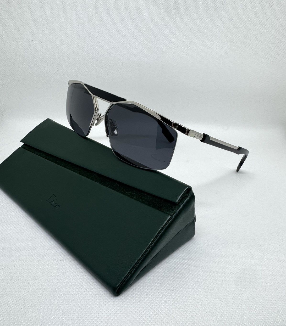 Dior Dior Psychodelic Sunglasses Black/Silver (84JIR) Size ONE SIZE - 7 Thumbnail