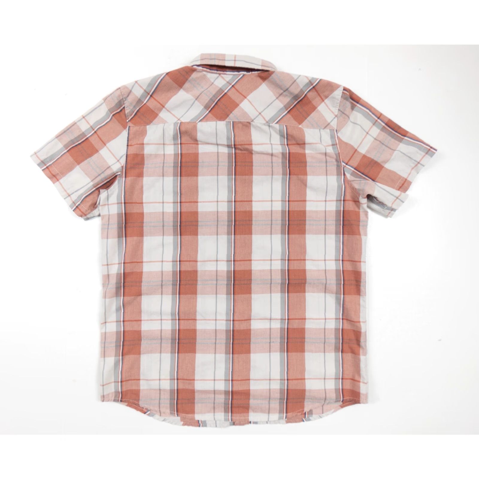 Rip Curl RIP CURL Shirt Adult Small Orange Plaid Short Sleeve Button-Down Surf Brand Mens Size US S / EU 44-46 / 1 - 5 Thumbnail