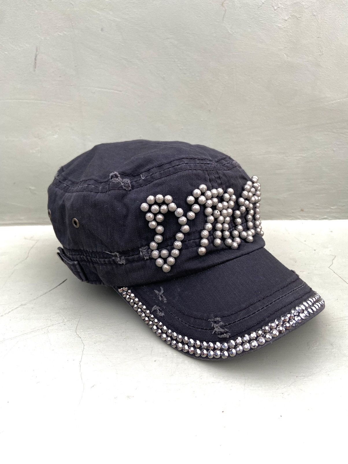 If Six Was Nine 2000s zircon studded patrol hat Size ONE SIZE - 6 Thumbnail