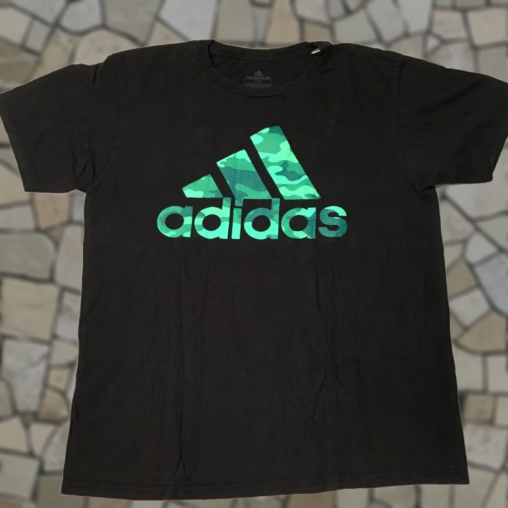 Adidas Adidas Amplifier Shirt T-Shirt Logo Camouflage Black LG Adults Mens Shirt Short Sleeve Crew Neck Size US L / EU 52-54 / 3 - 1 Thumbnail