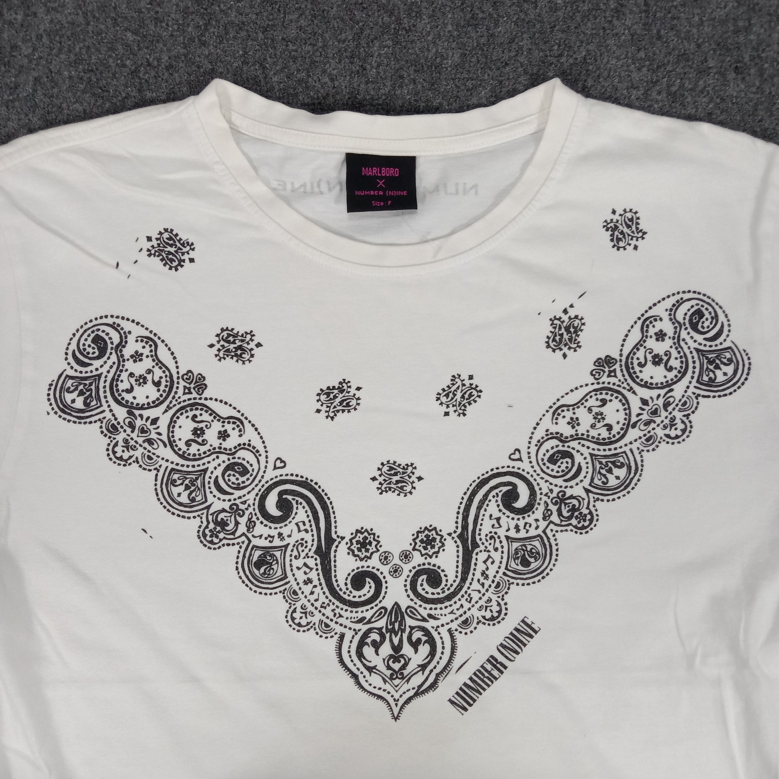 Marlboro × Number (N)ine × Vintage Marlboro X Number (N)ine Japanese Brand Tshirt Size US L / EU 52-54 / 3 - 2 Thumbnail