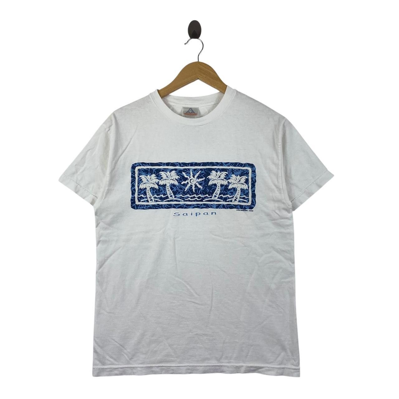 Vintage Vintage SAIPAN HAWAII ISLANDS Tee Shirt Top Beach Vacation Size US S / EU 44-46 / 1 - 1 Thumbnail