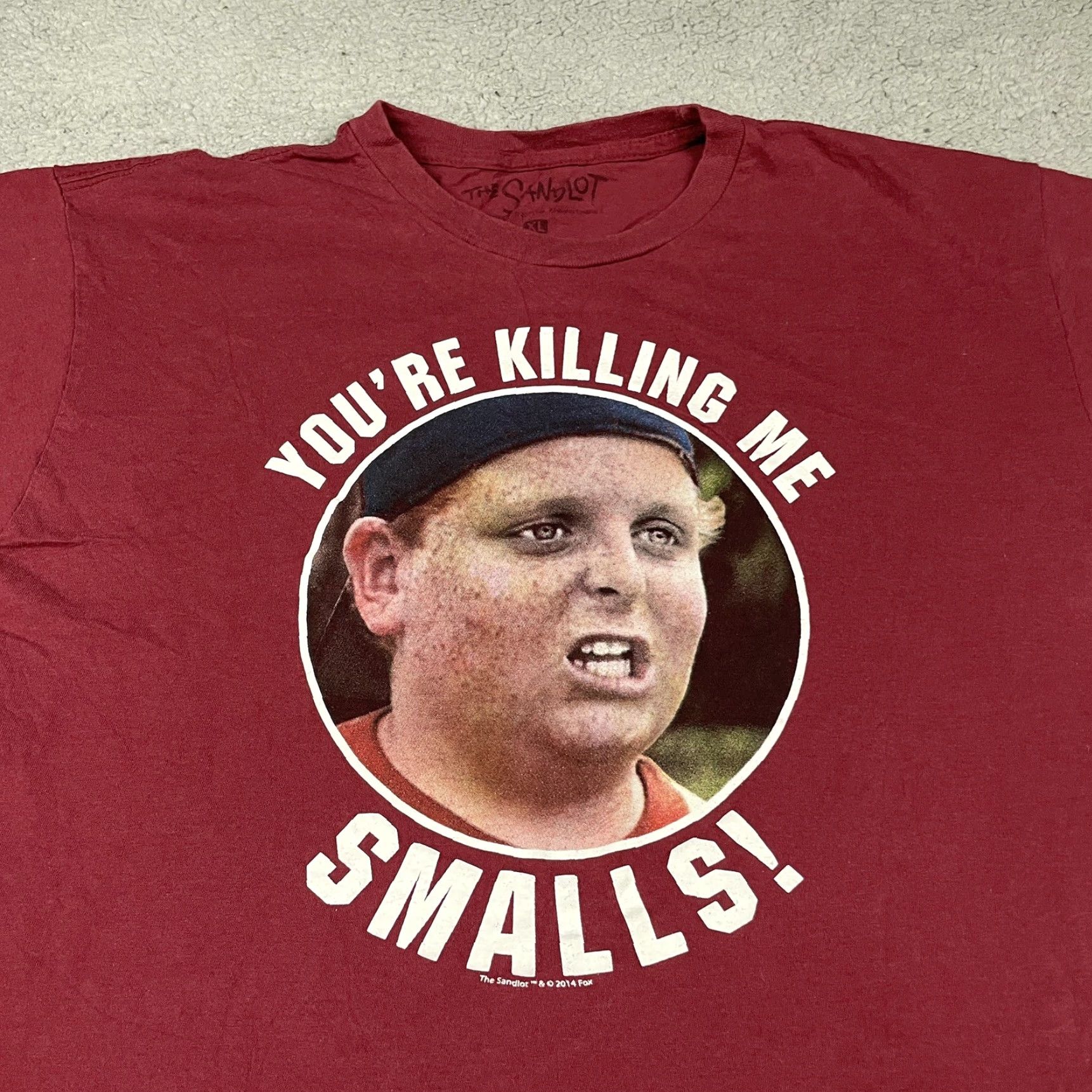 Vintage VINTAGE Sandlot Tshirt Men’s XL Red Burgundy Movie Quote You’re Killing Me Smalls Adult Shirt graphic Print Crew Neck Short Sleeve Nike Size US XL / EU 56 / 4 - 3 Thumbnail