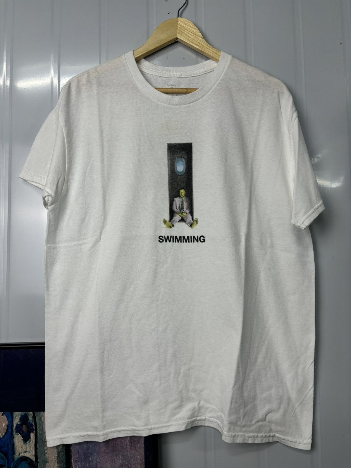 Mac Miller × Vintage RARE! Last Tour Mac Miller Swimming Rap Tee Size US L / EU 52-54 / 3 - 2 Thumbnail