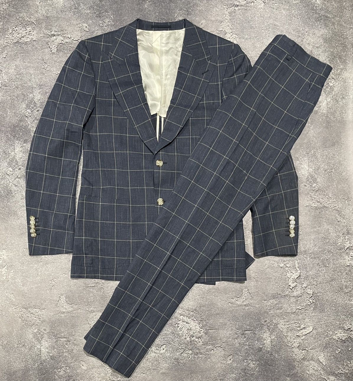 Suitsupply Vintage Suitsupply Pure Wool Super 110s Classic Suit Size 38S - 1 Thumbnail